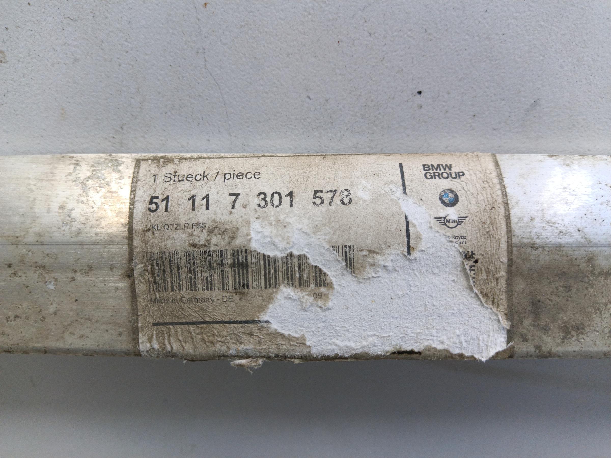 Усилитель переднего бампера нижний Mini Cooper F55