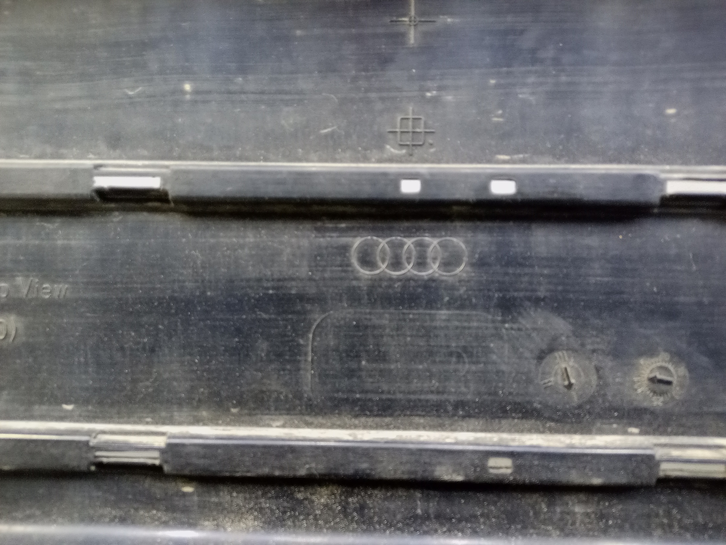 Решётка радиатора Audi Q5 2 S-line серая матовый хром