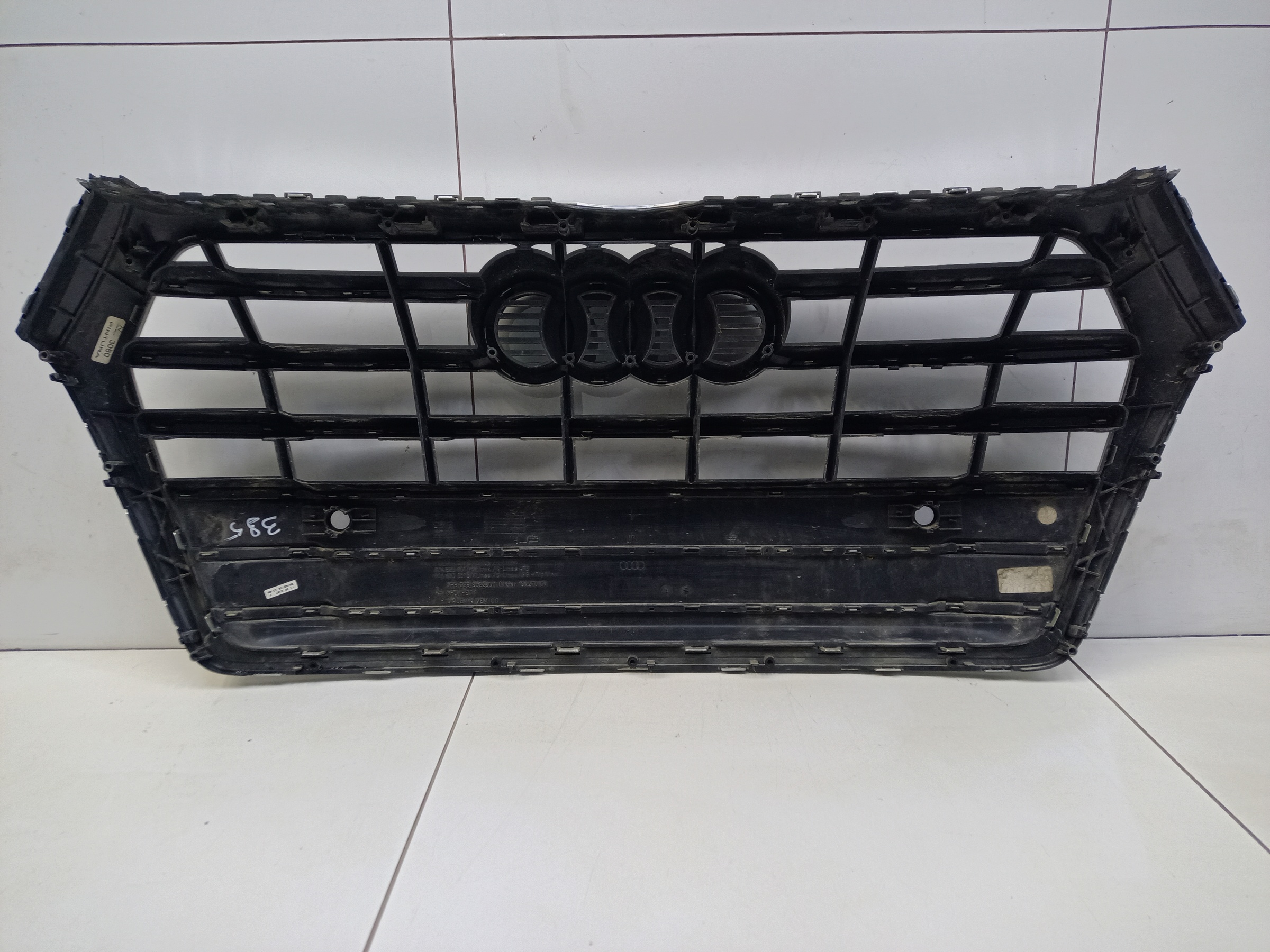 Решётка радиатора Audi Q5 2 S-line серая матовый хром