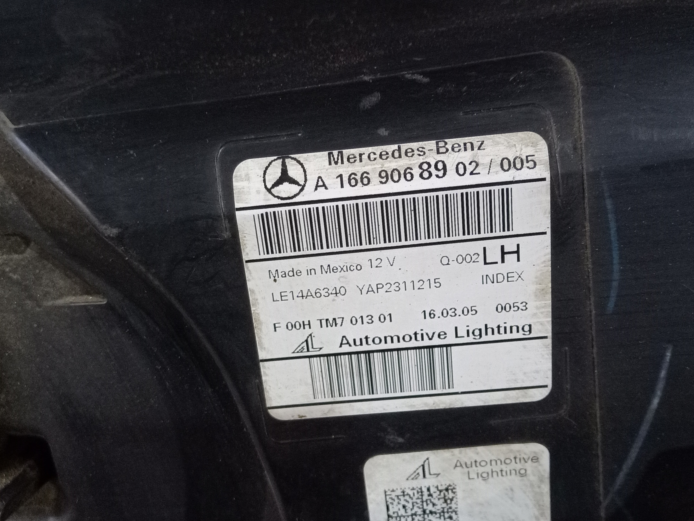 Фара передняя левая Mercedes Benz GLS-klasse X166