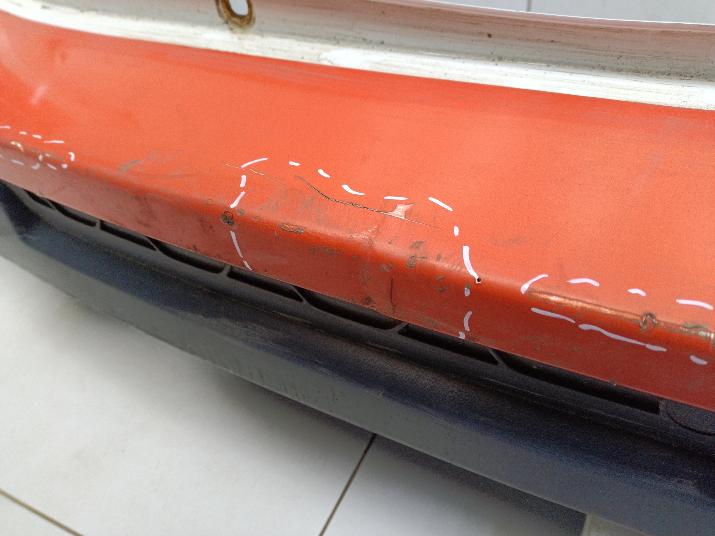 Бампер задний Renault Duster 1 Restail