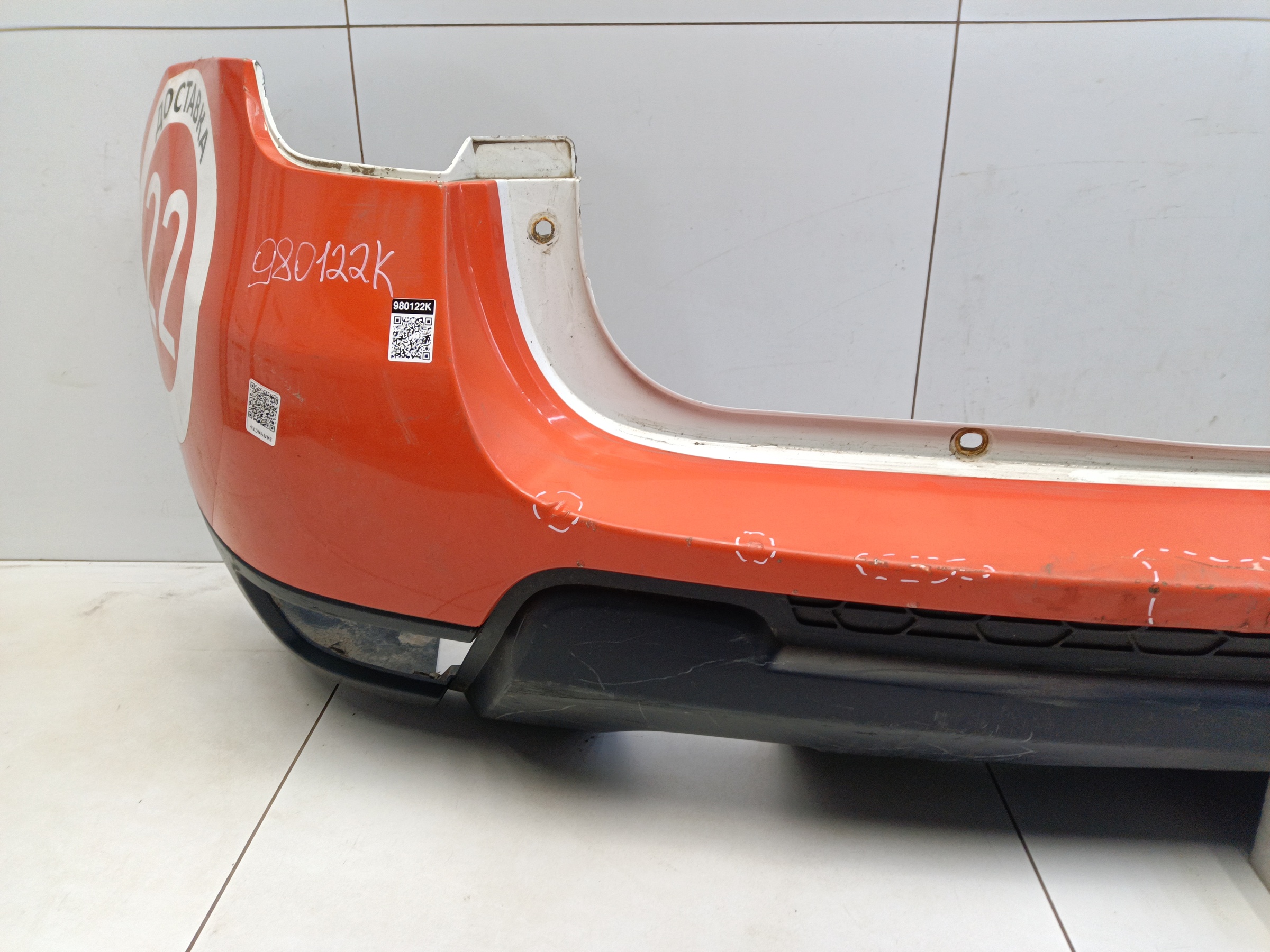 Бампер задний Renault Duster 1 Restail