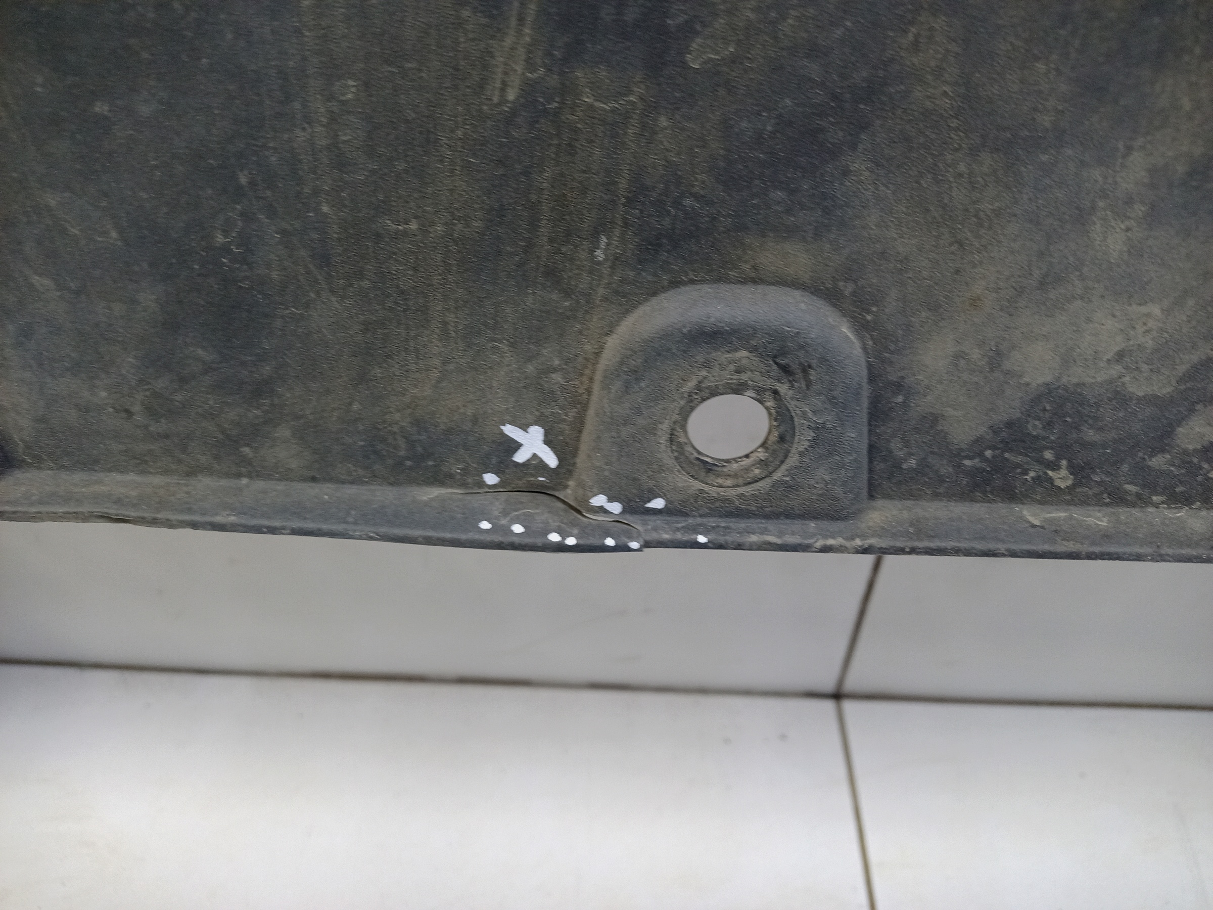 Юбка переднего бампера Haval F7X Restail