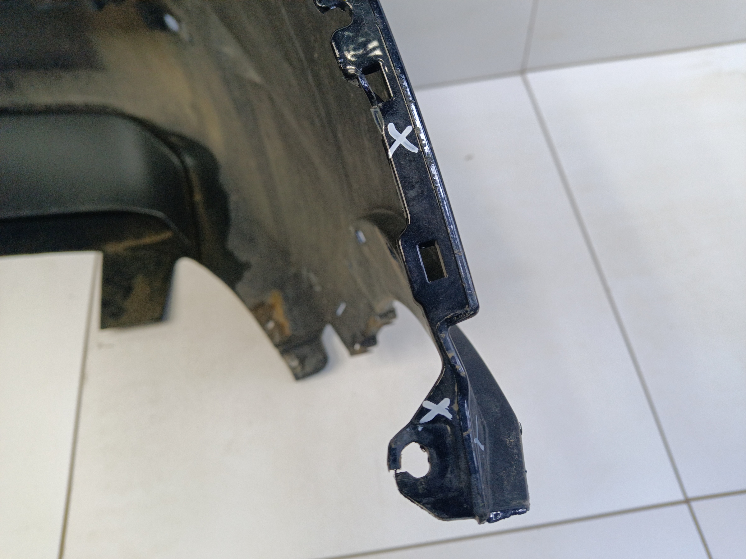 Бампер задний Nissan Qashqai 2 Restail