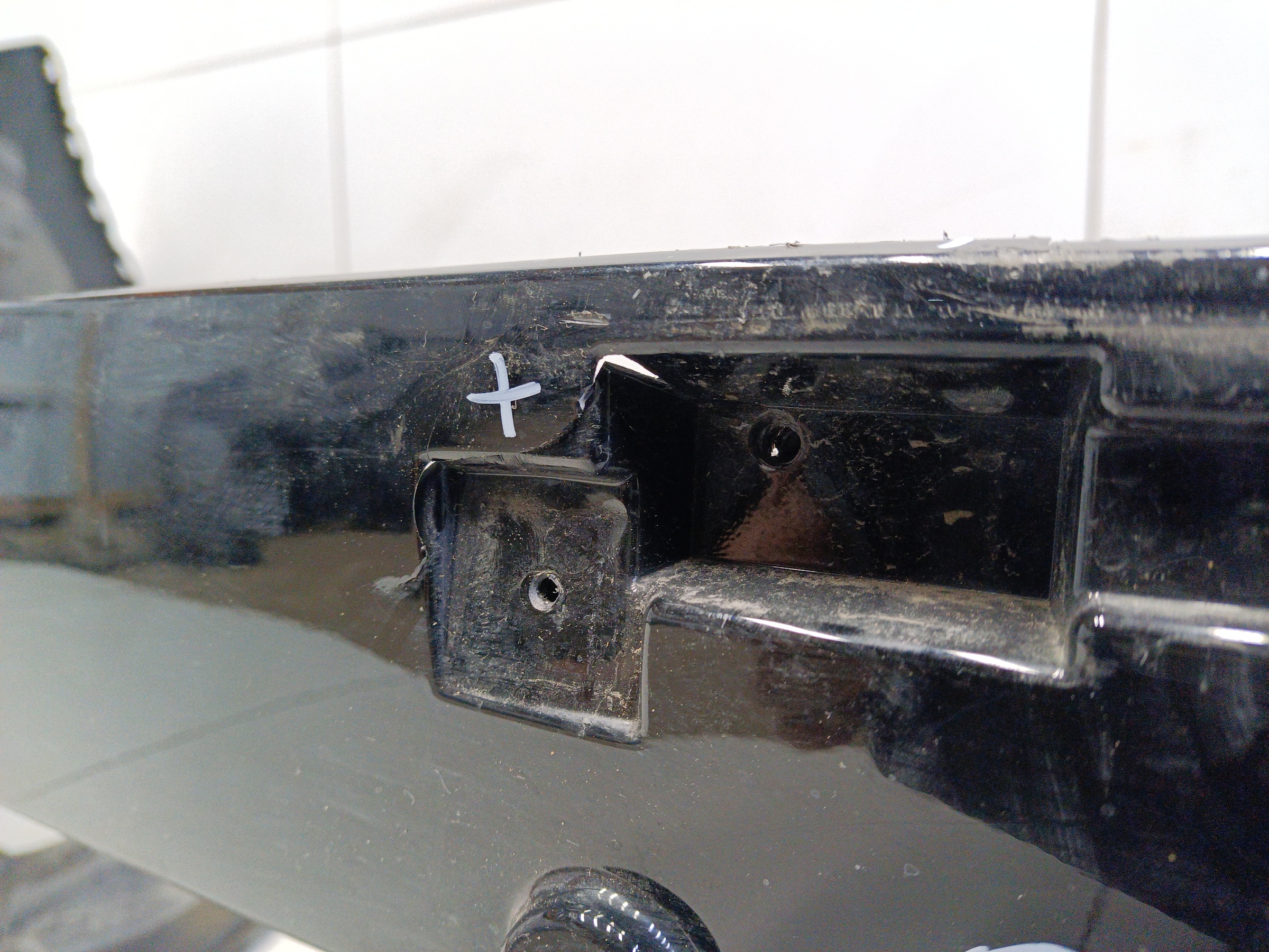 Бампер передний Haval Jolion Restail с отверстиями под накладки