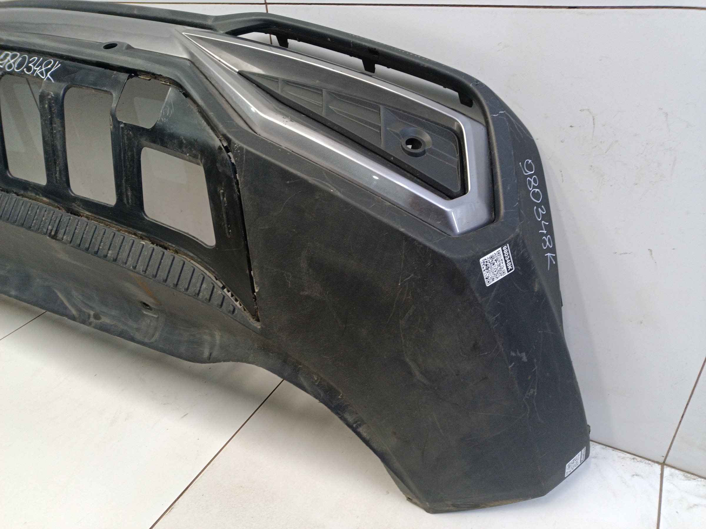 Юбка заднего бампера Geely Atlas 2