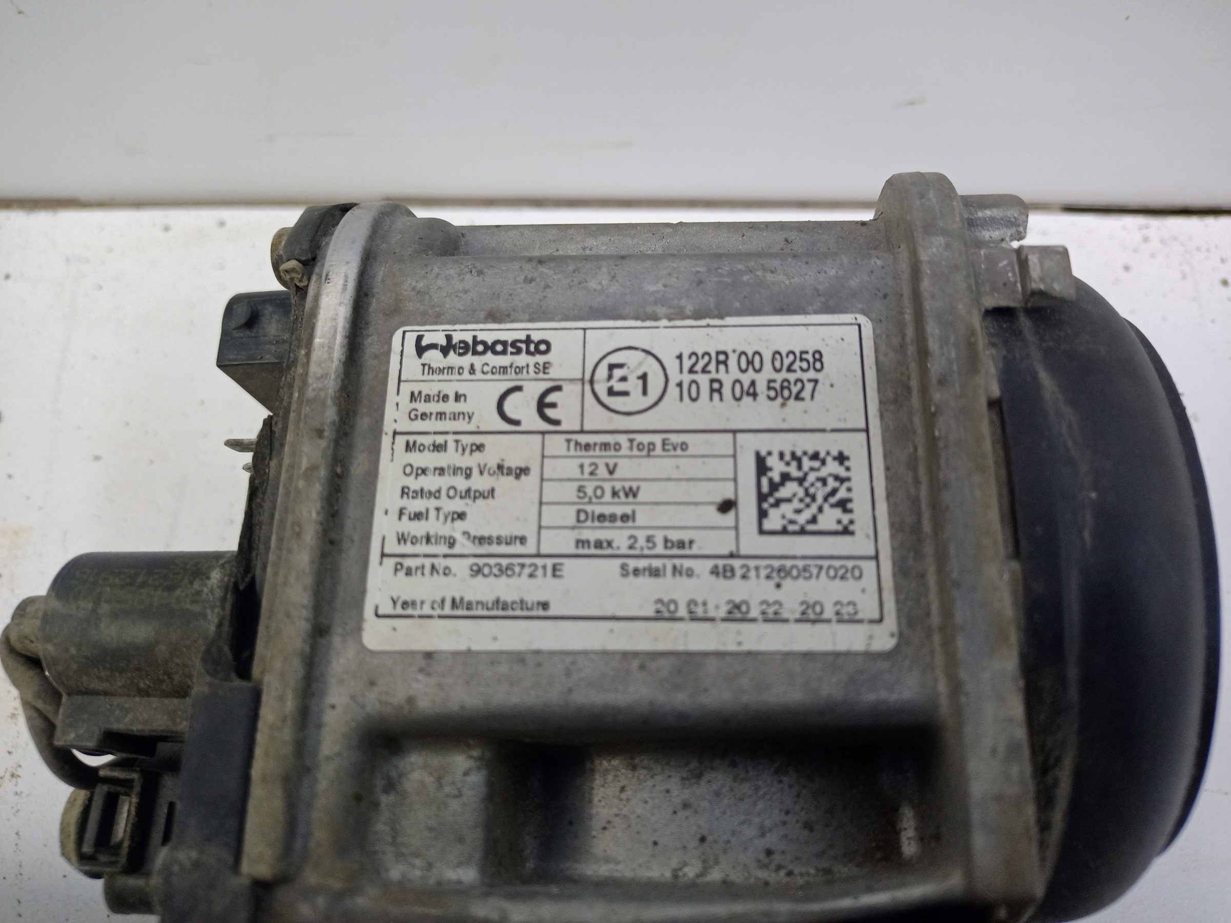 Отопитель автономный Webasto