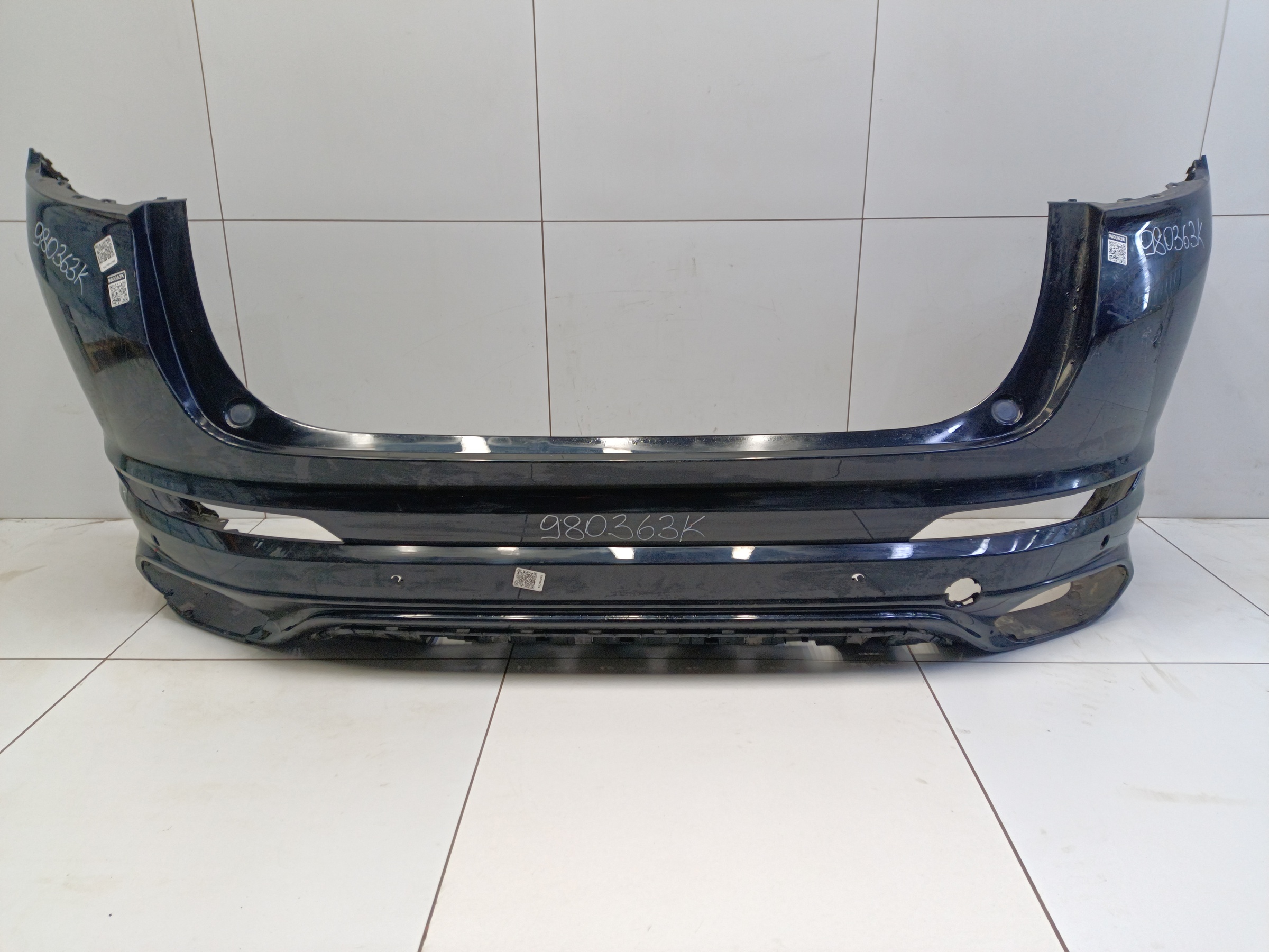 Бампер задний верхняя часть Geely Tugella