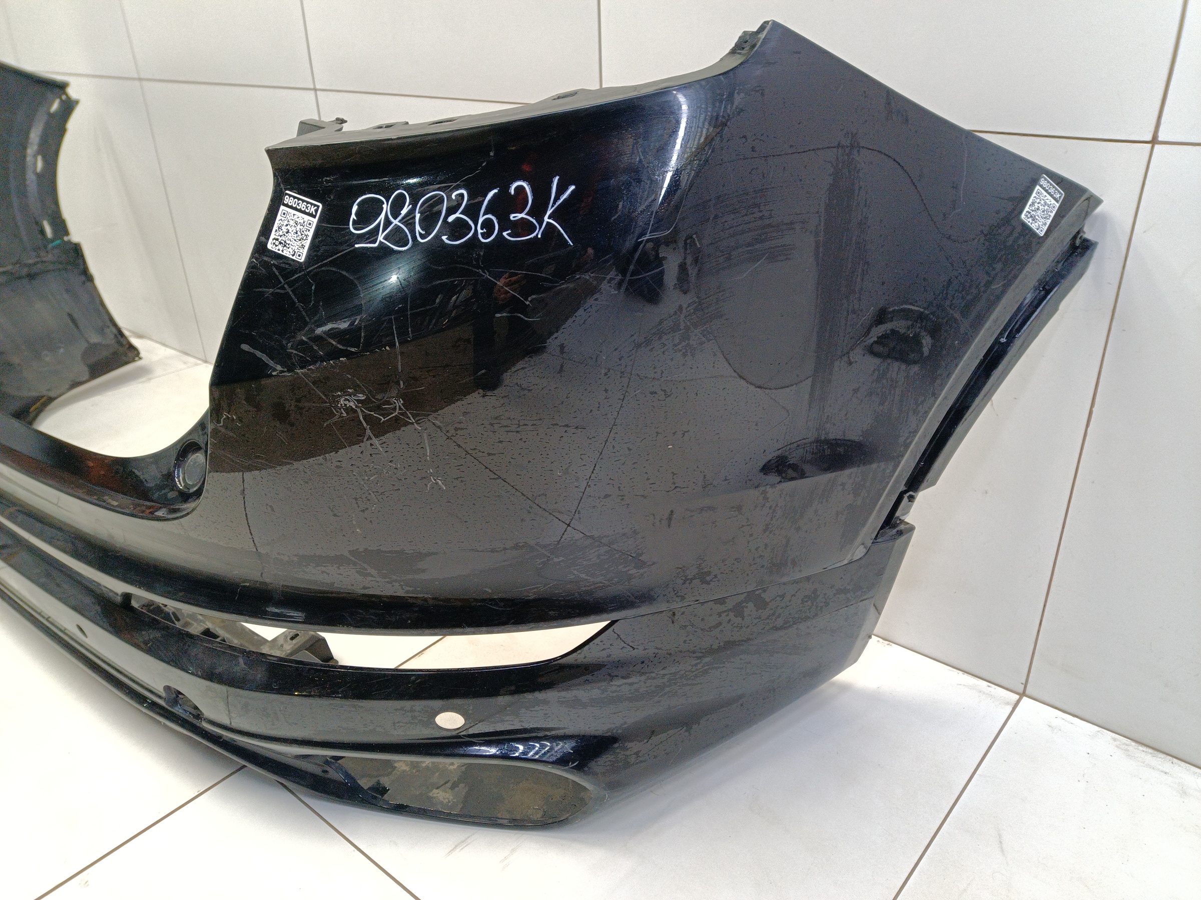 Бампер задний верхняя часть Geely Tugella