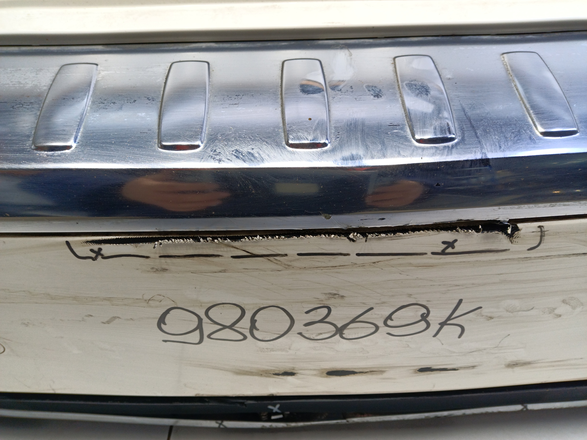 Бампер задний Mercedes Benz GLS-klasse X166