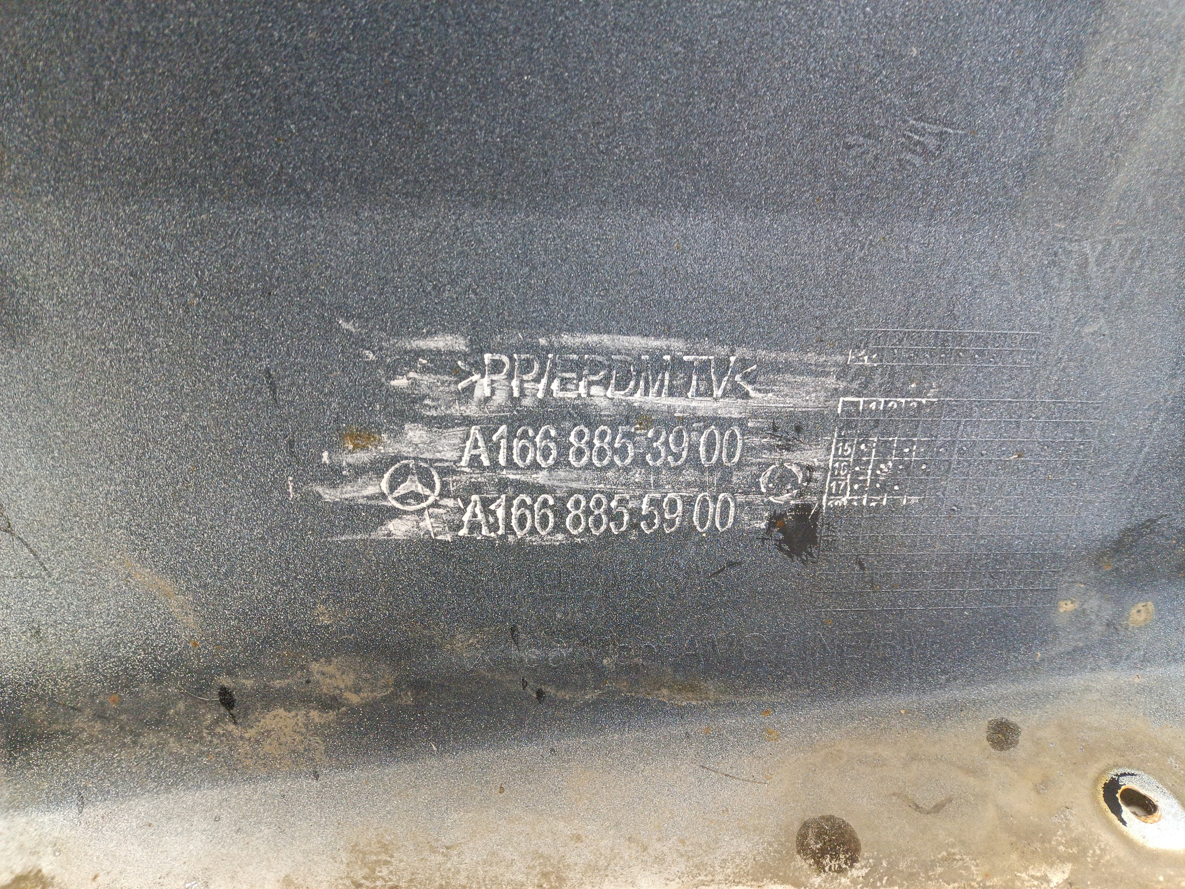 Бампер задний Mercedes Benz GLS-klasse X166