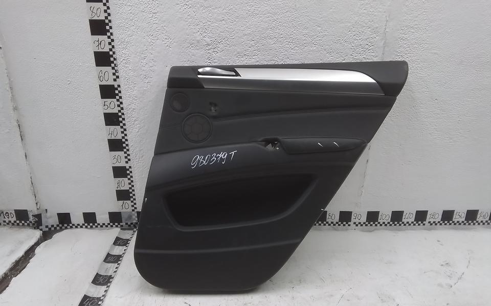 Обшивка двери задней правой BMW X6 E71 черная