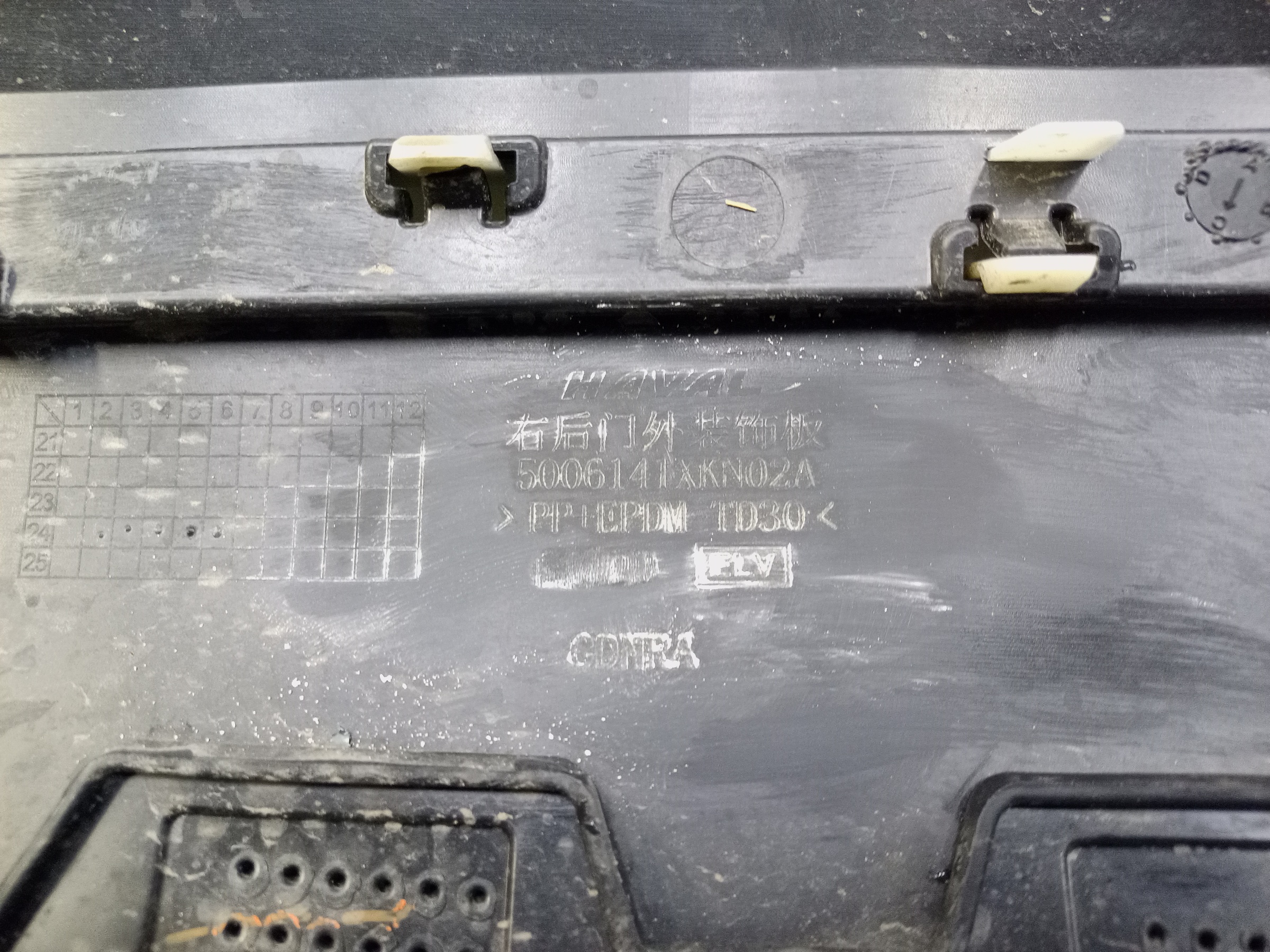 Накладка двери задней правой Haval F7 2