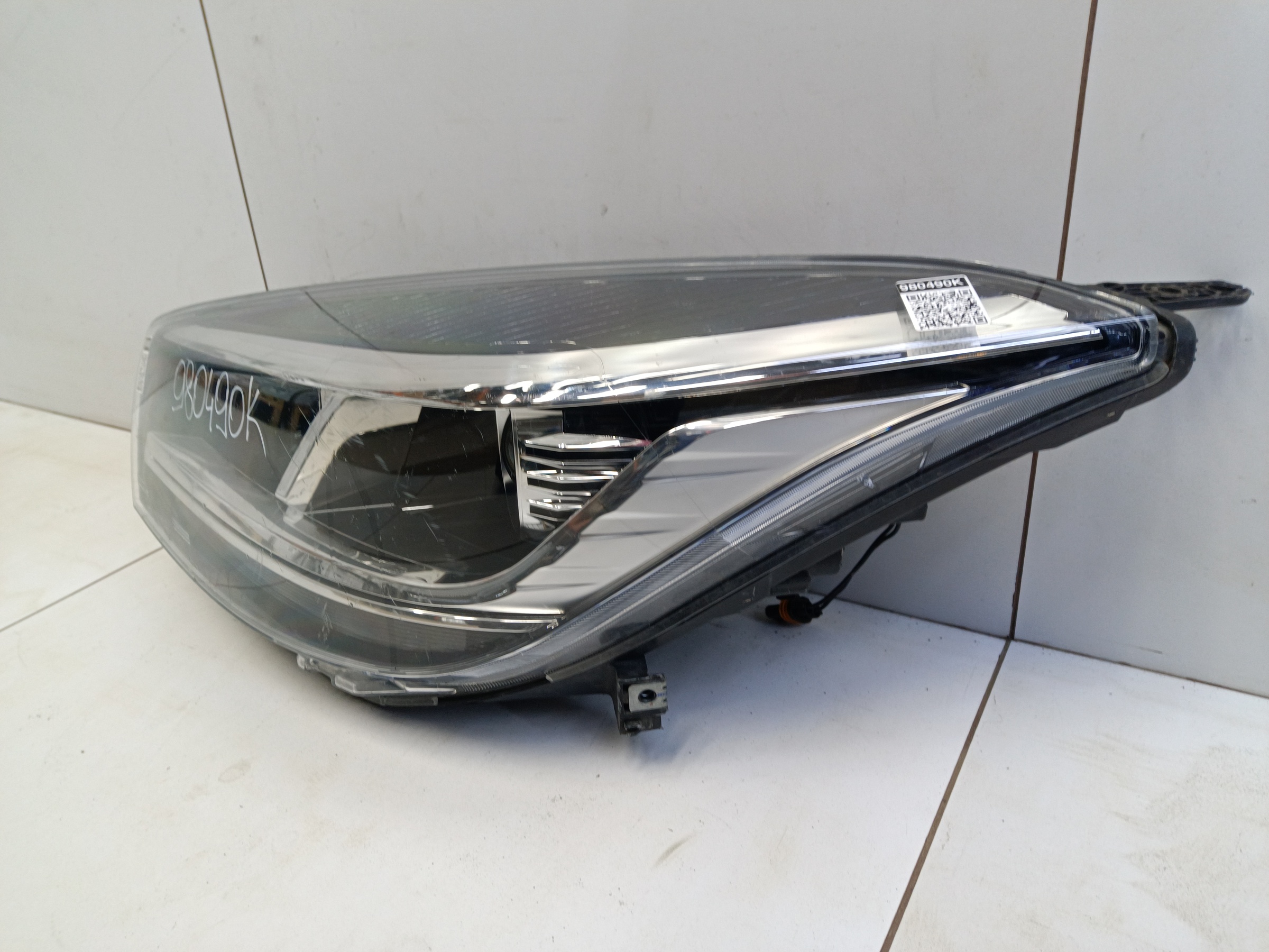 Фара передняя левая Chery Tiggo 4 Restail галоген линза черная