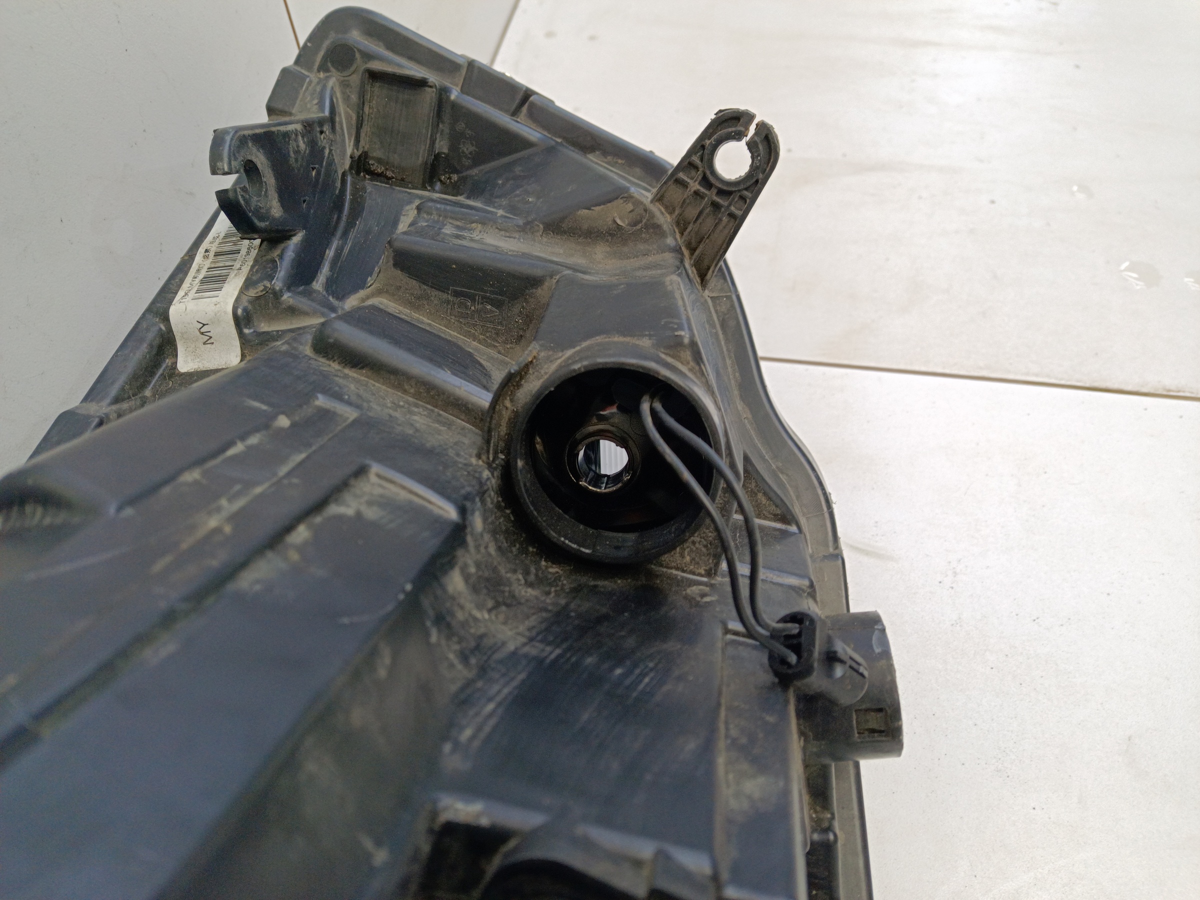 Фара передняя левая Chery Tiggo 4 Restail галоген линза черная