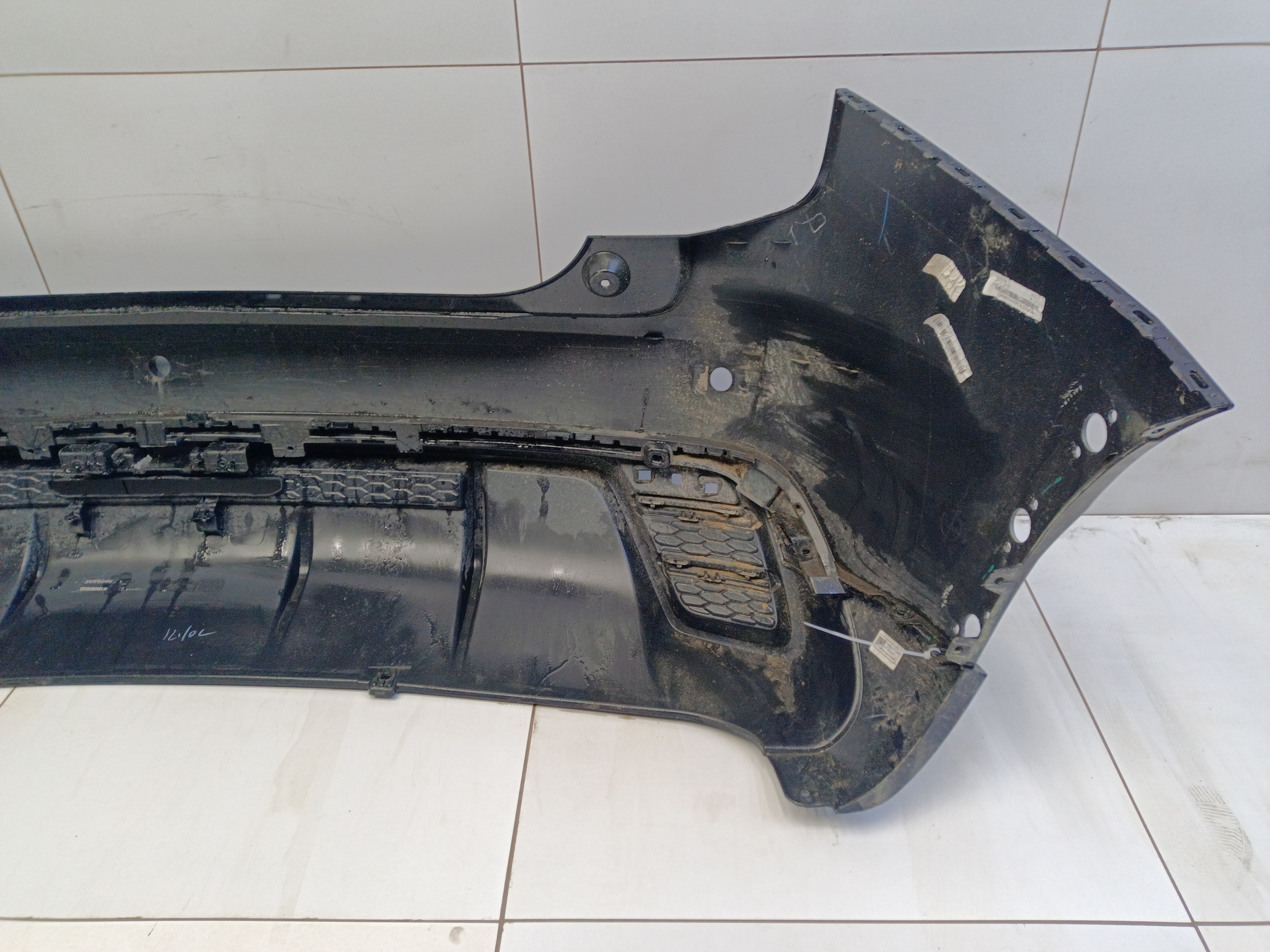 Бампер задний верхняя часть Haval Jolion Restail с отверстиями под накладки