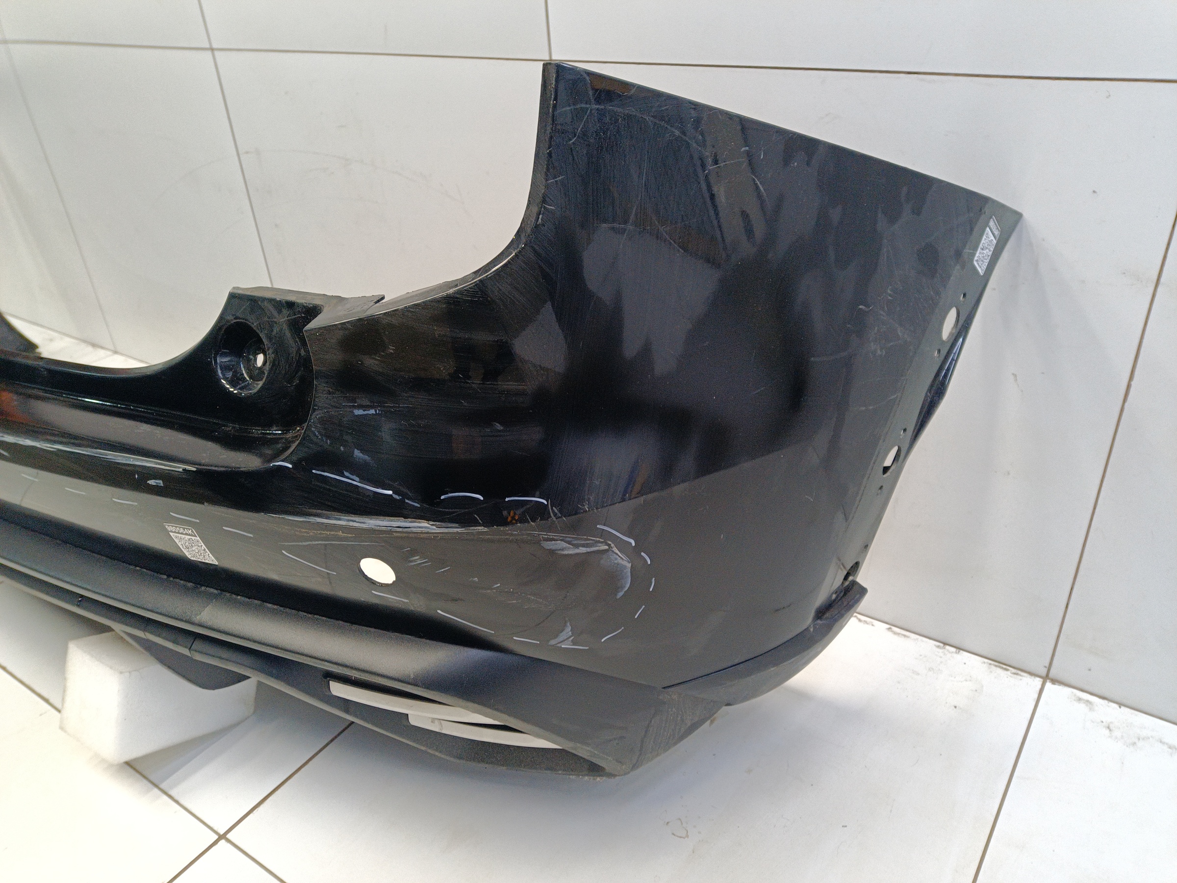 Бампер задний верхняя часть Haval Jolion Restail с отверстиями под накладки