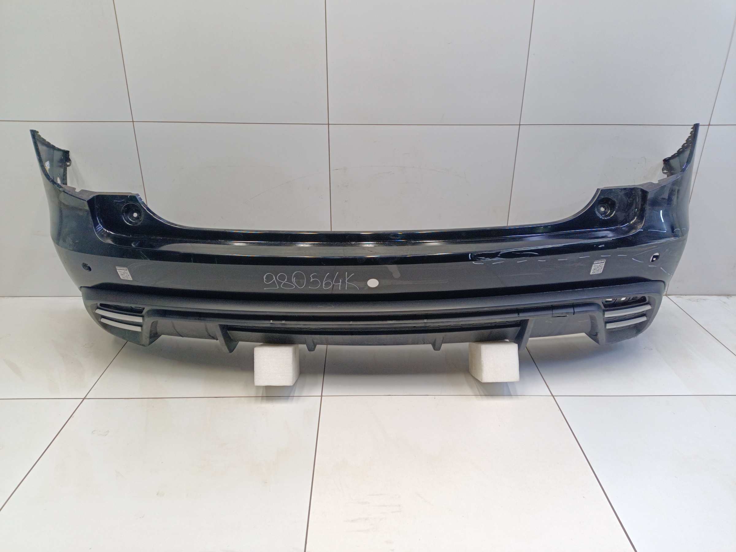 Бампер задний верхняя часть Haval Jolion Restail с отверстиями под накладки