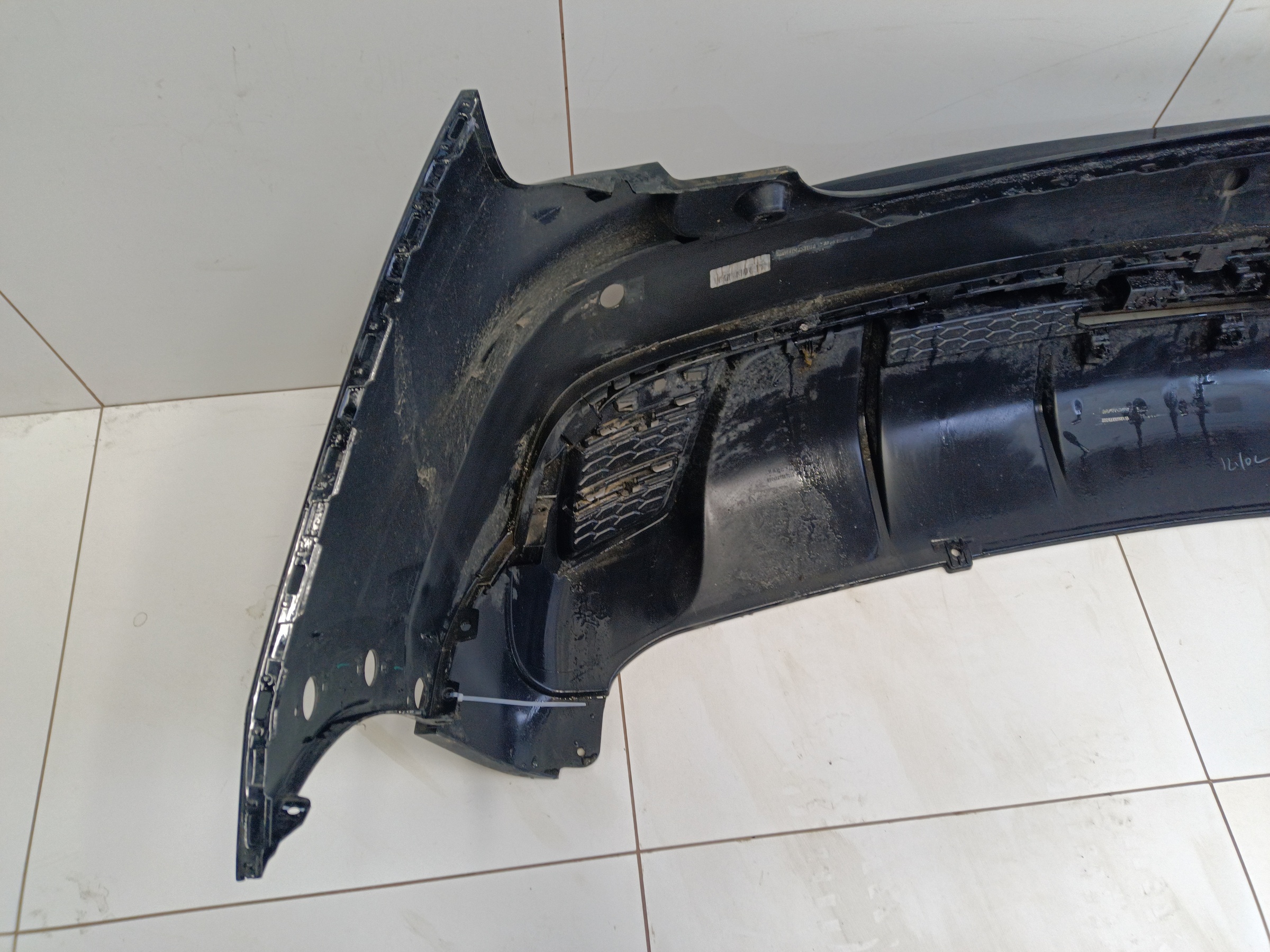 Бампер задний верхняя часть Haval Jolion Restail с отверстиями под накладки