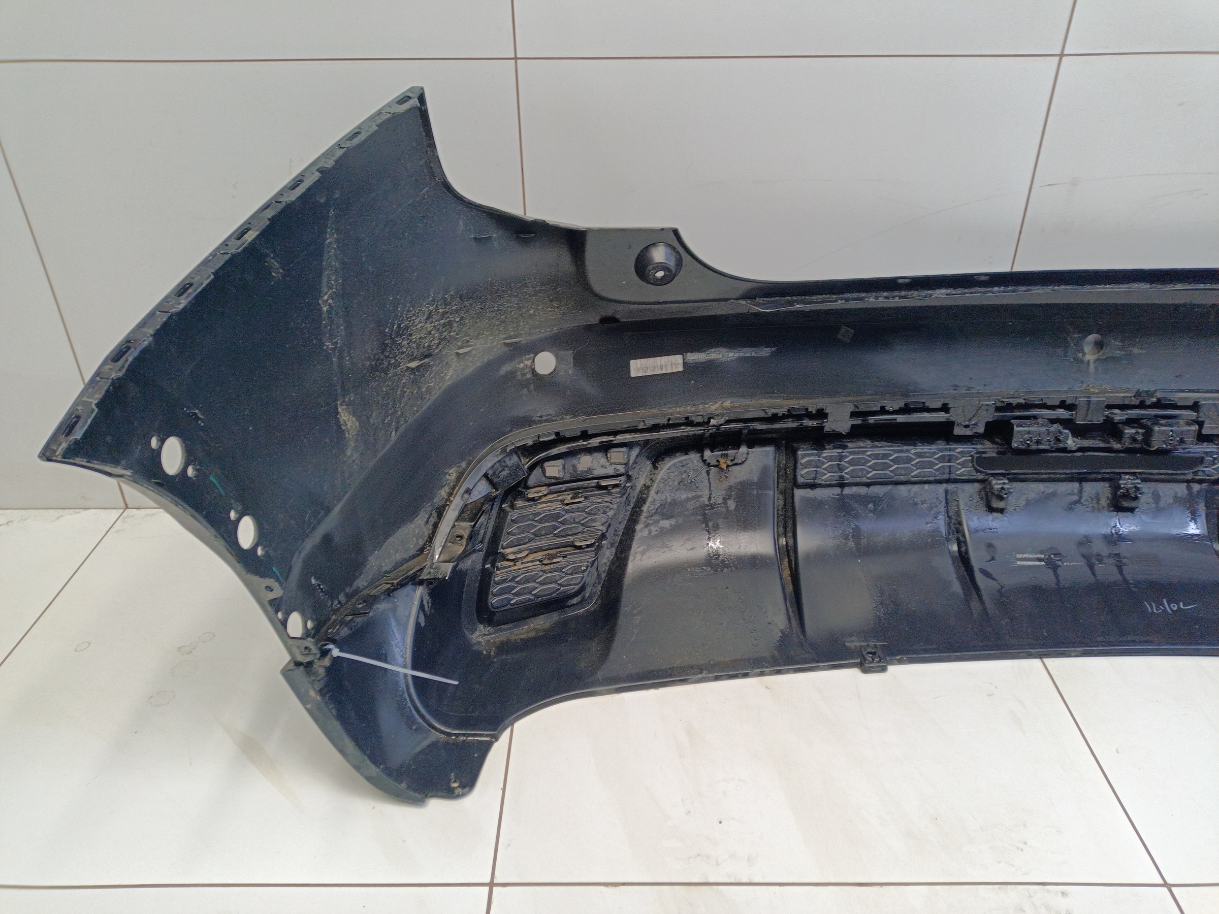 Бампер задний верхняя часть Haval Jolion Restail с отверстиями под накладки