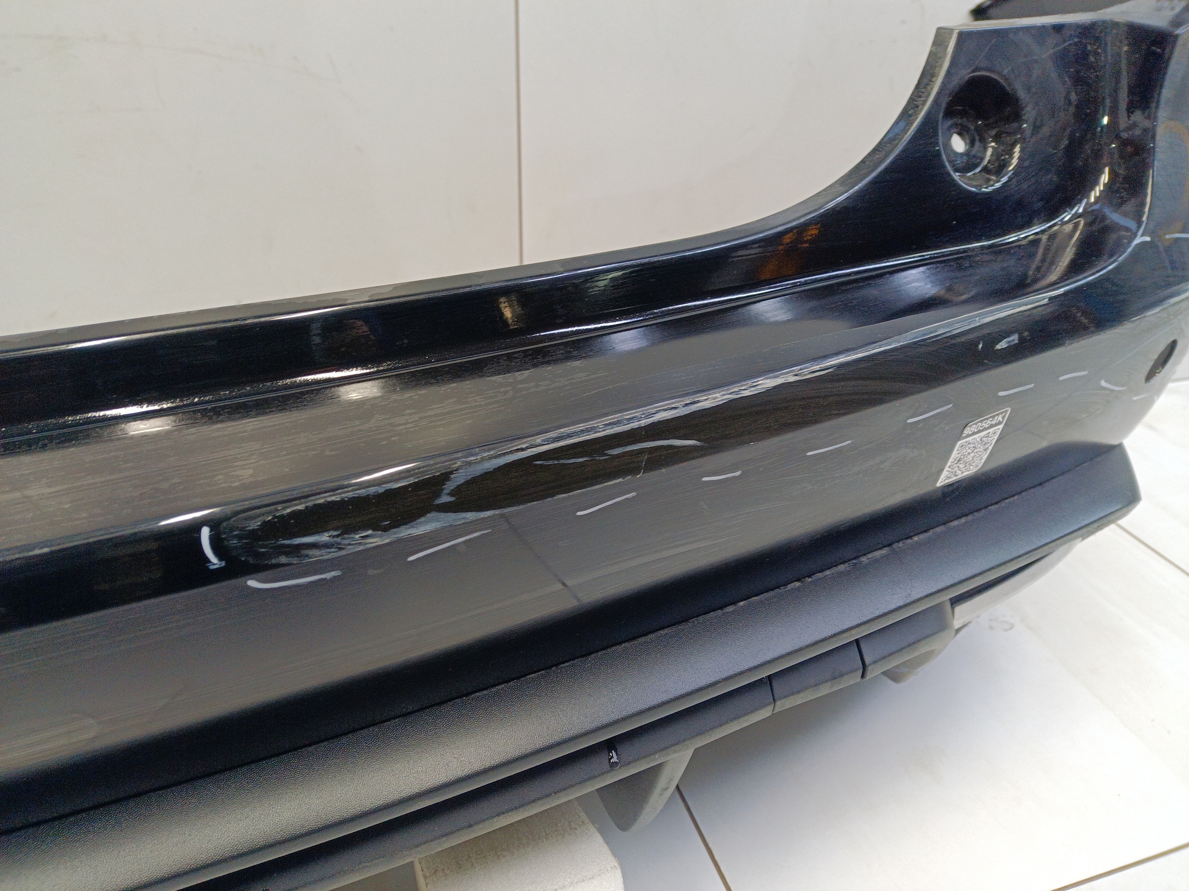 Бампер задний верхняя часть Haval Jolion Restail с отверстиями под накладки