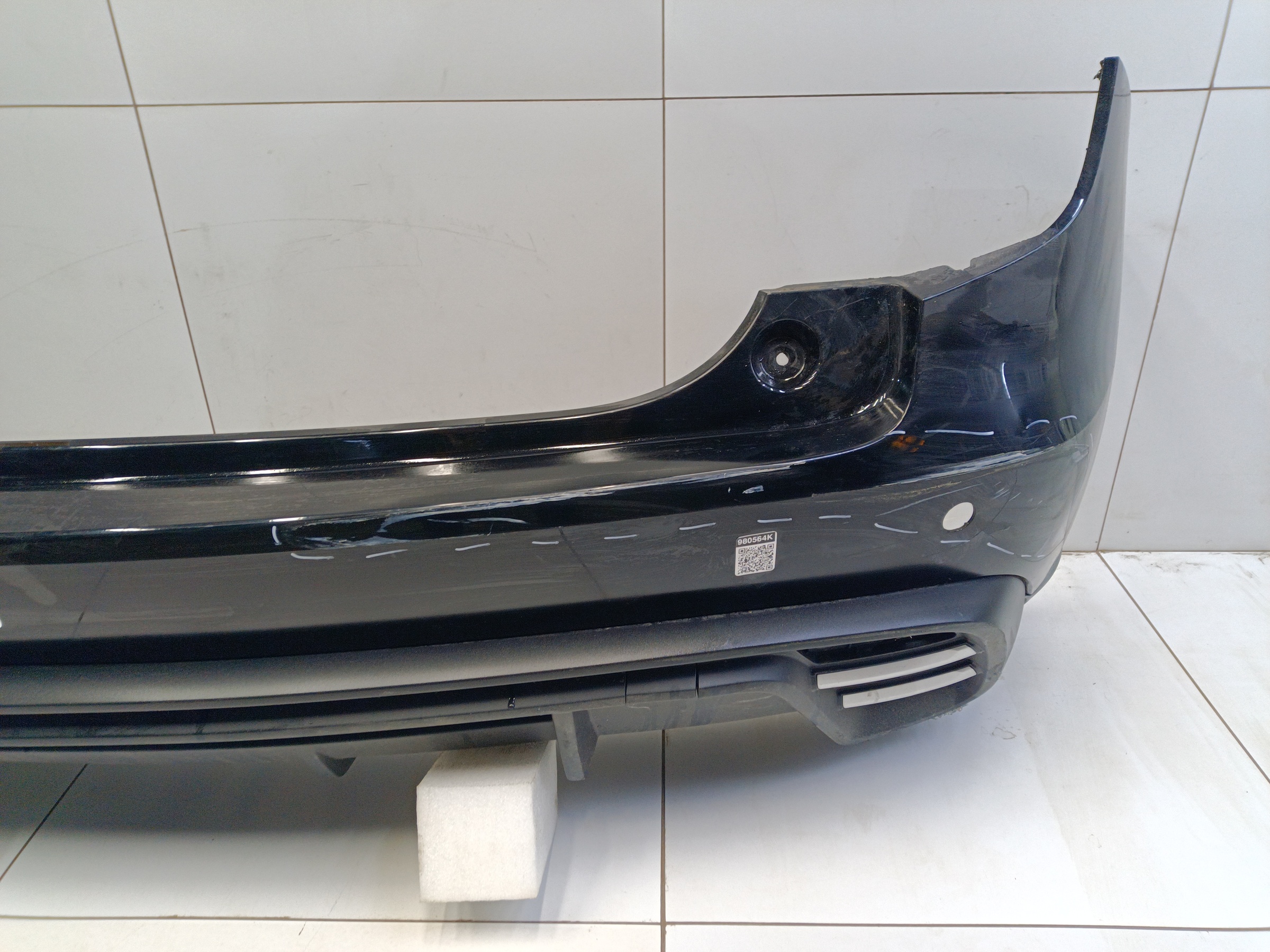 Бампер задний верхняя часть Haval Jolion Restail с отверстиями под накладки