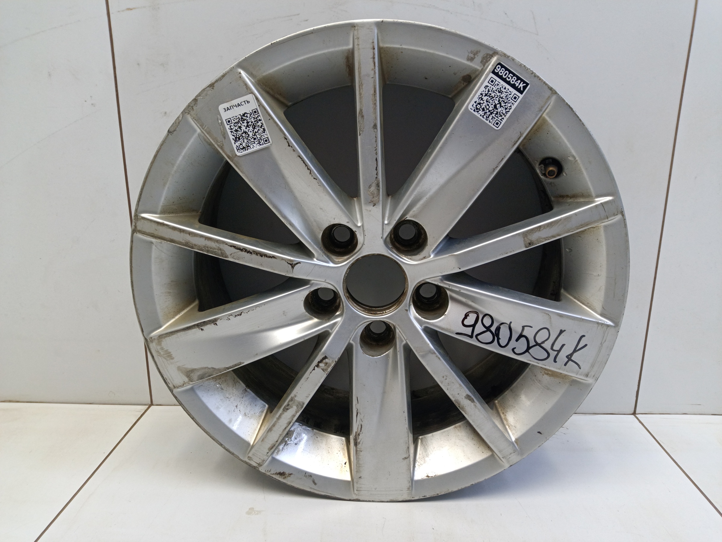 Диск колеса литой Volkswagen Polo 5 R15