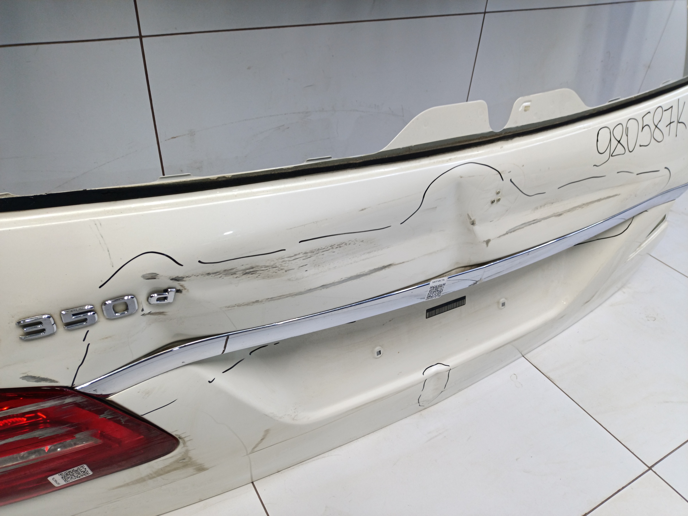 Крышка багажника Mercedes-Benz GLS-Klasse X166