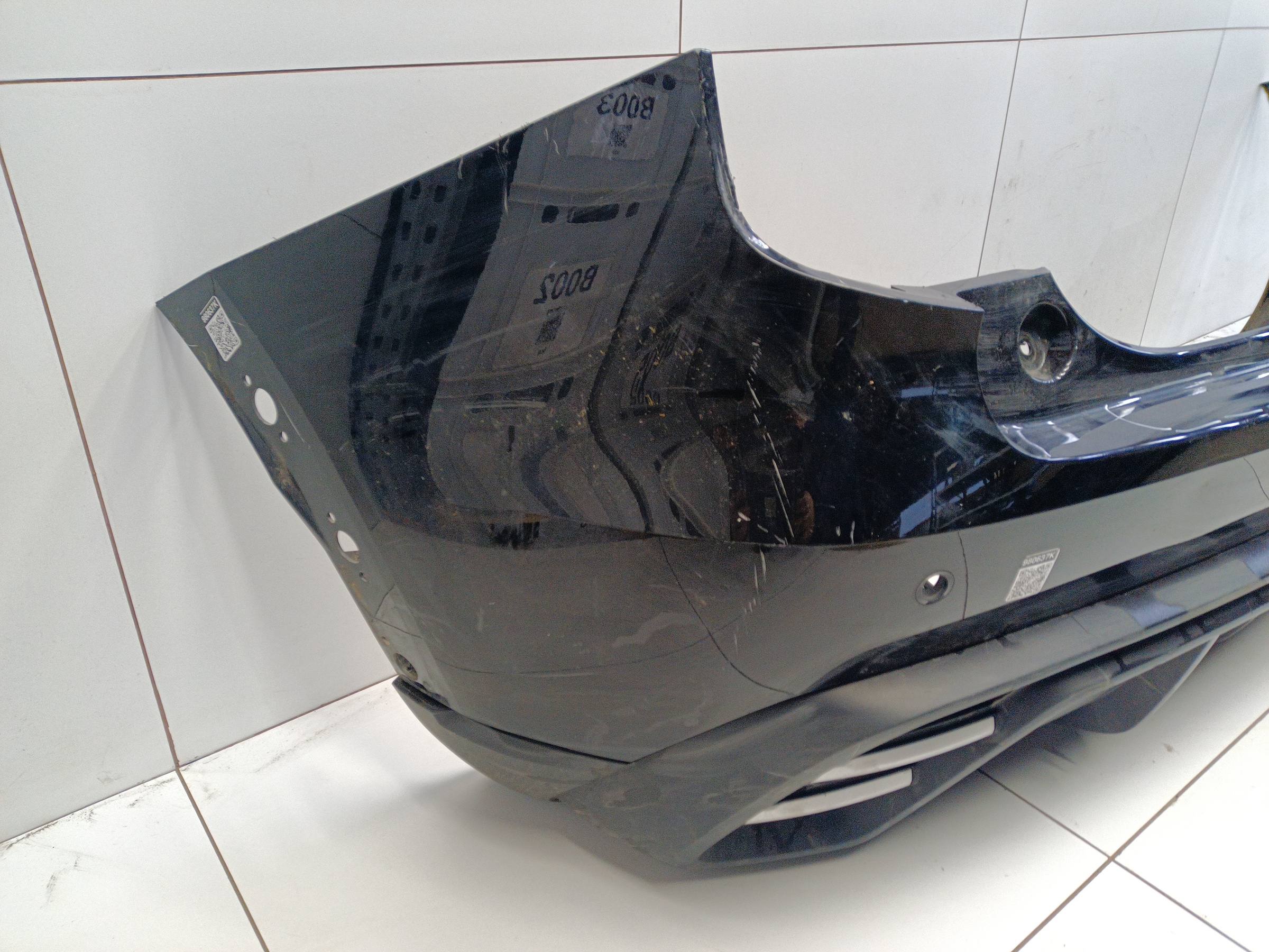 Бампер задний верхняя часть Haval Jolion Restail с отверстиями под накладки