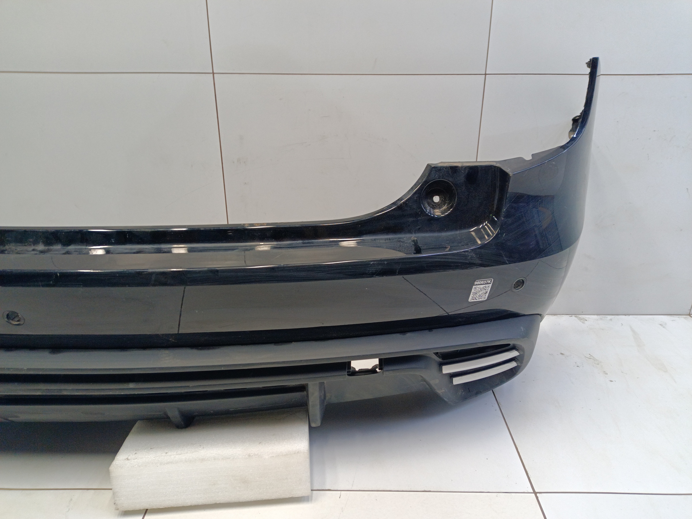 Бампер задний верхняя часть Haval Jolion Restail с отверстиями под накладки