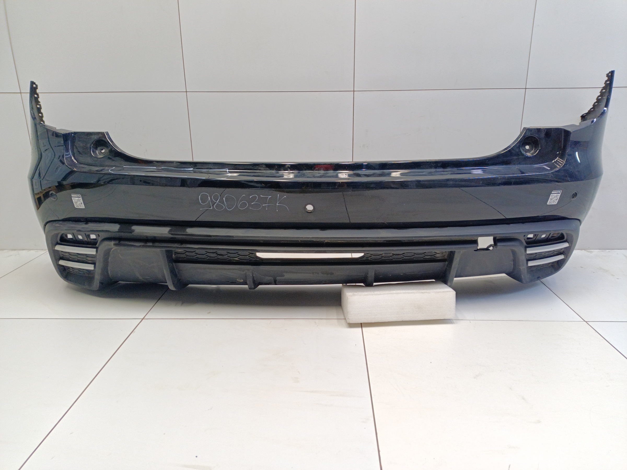 Бампер задний верхняя часть Haval Jolion Restail с отверстиями под накладки