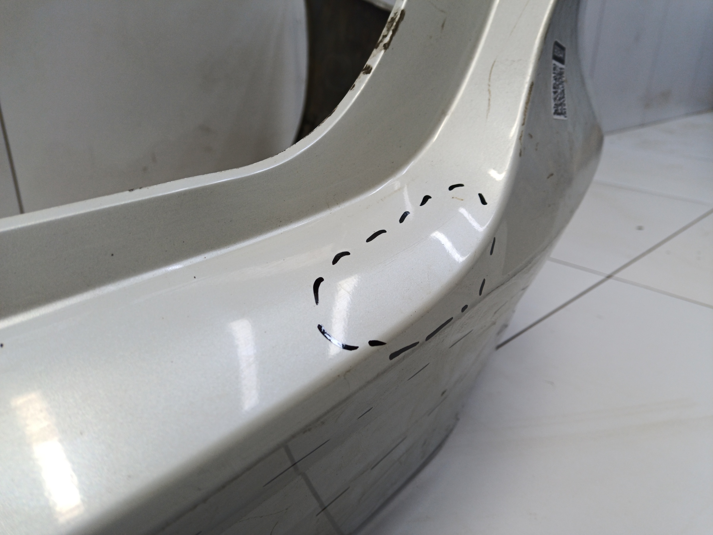 Бампер задний Toyota Camry V70