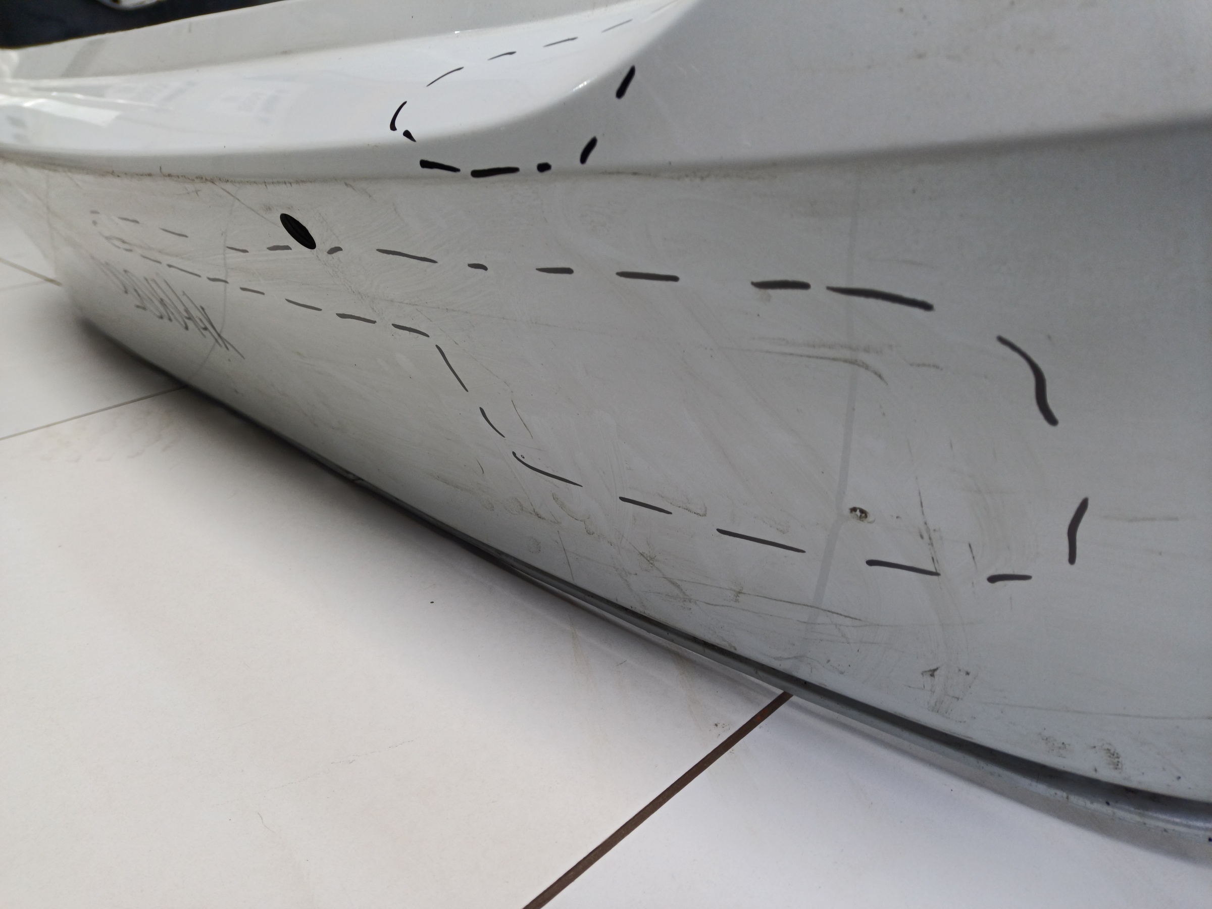 Бампер задний Toyota Camry V70