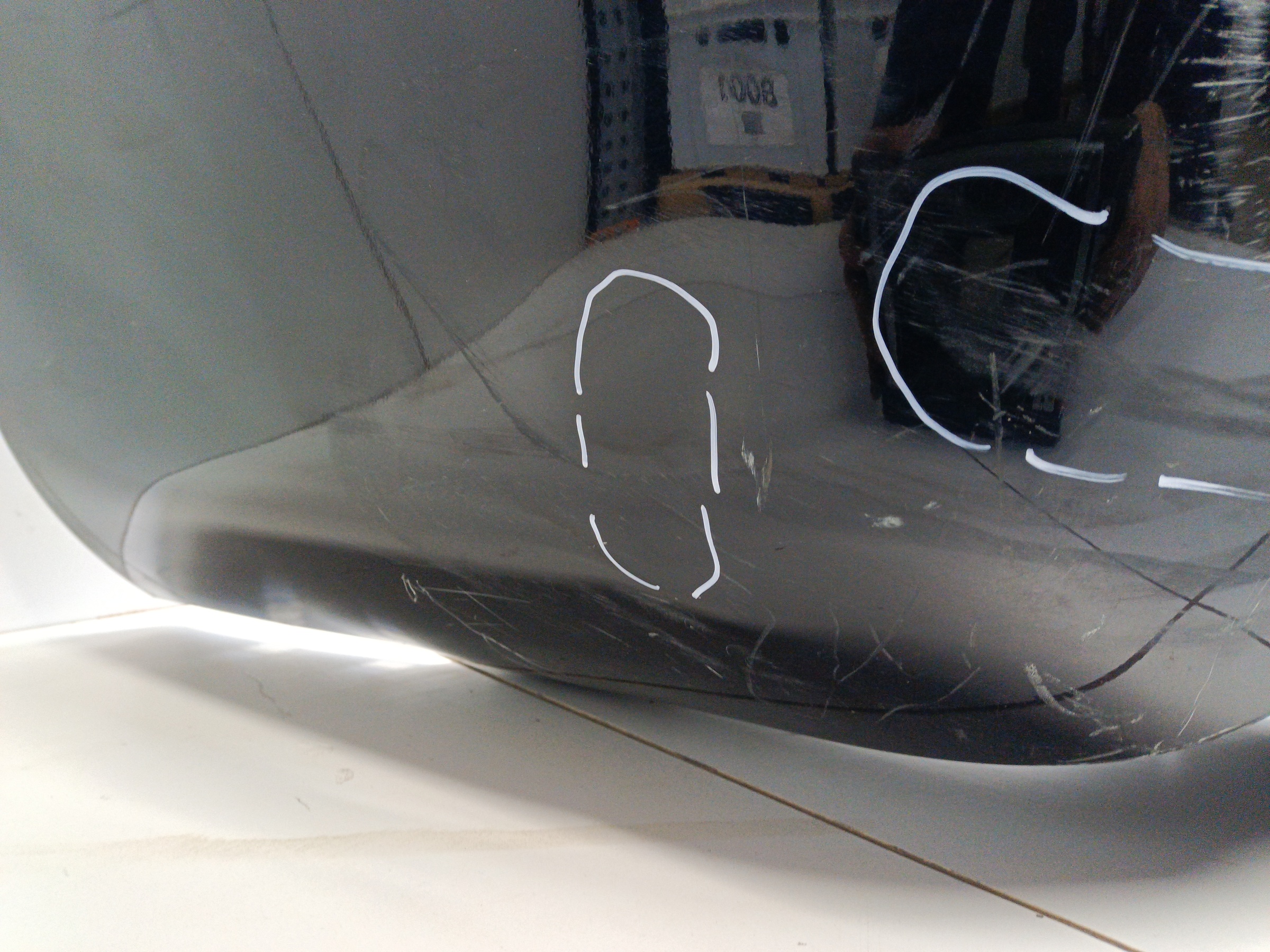 Бампер задний Toyota Land Cruiser Prado 150 Restail 2