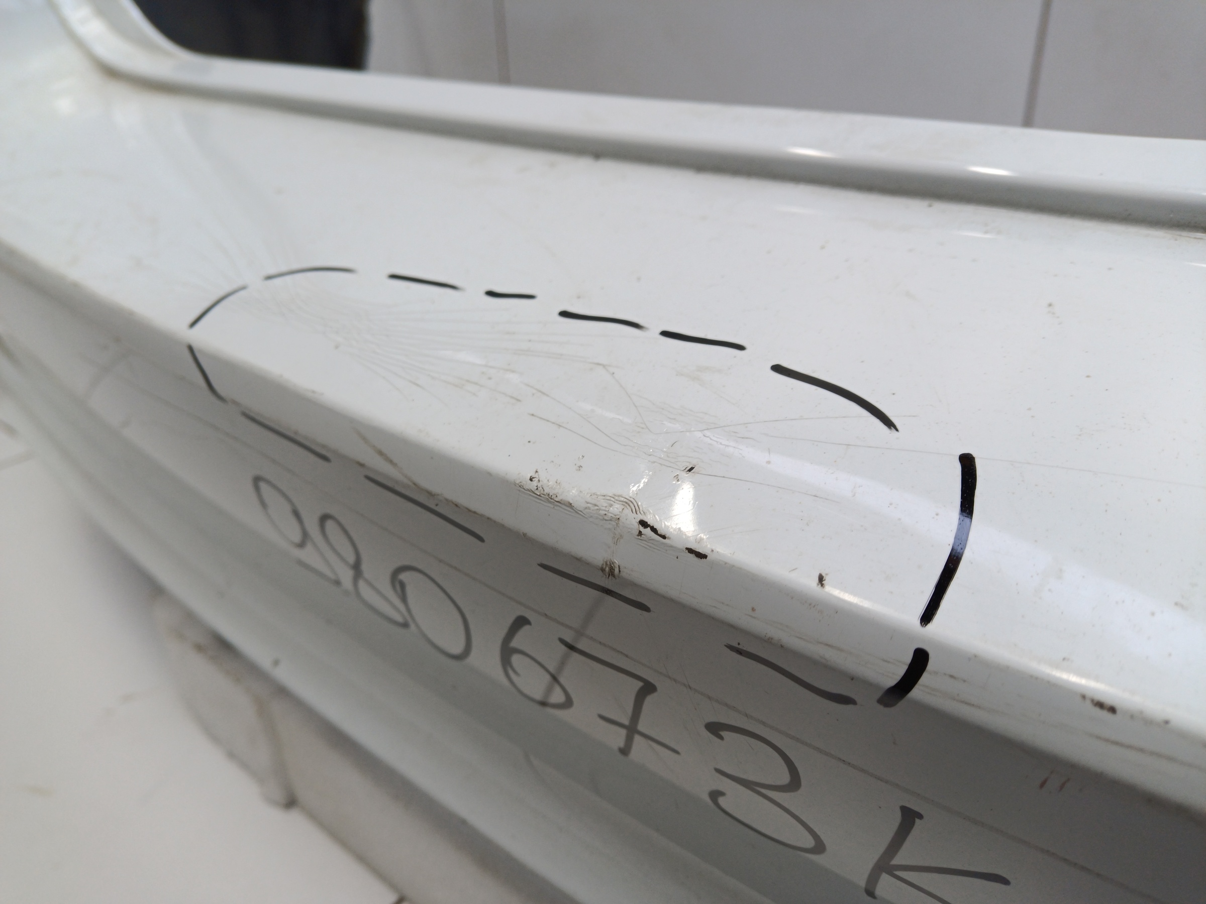 Бампер задний Skoda Rapid 2