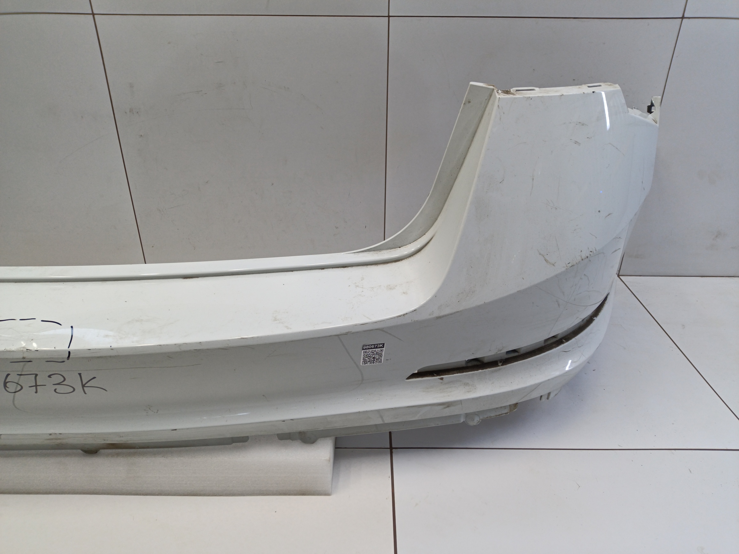 Бампер задний Skoda Rapid 2