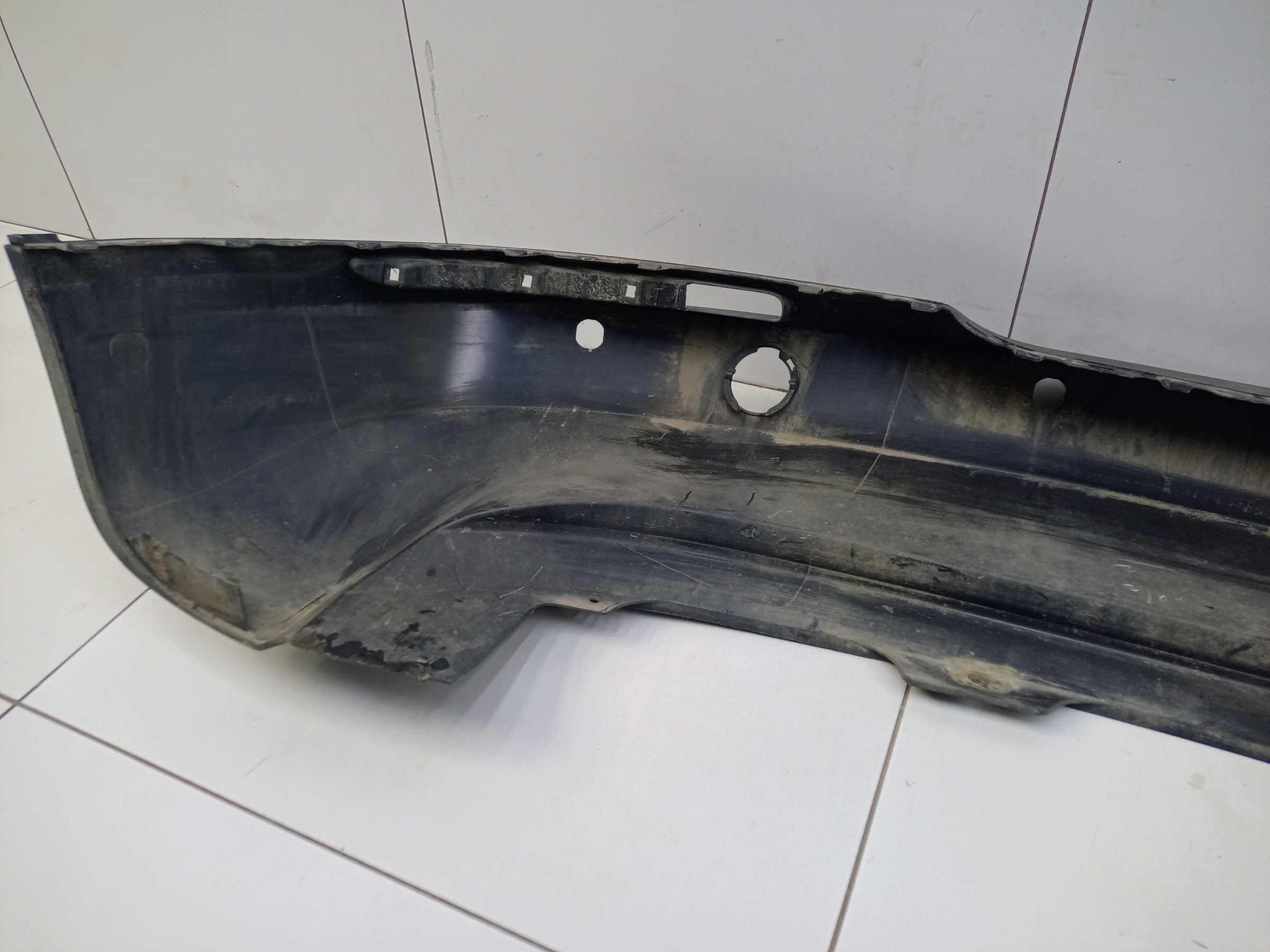 Юбка заднего бампера Volkswagen Tiguan 1 Restail под парктроники