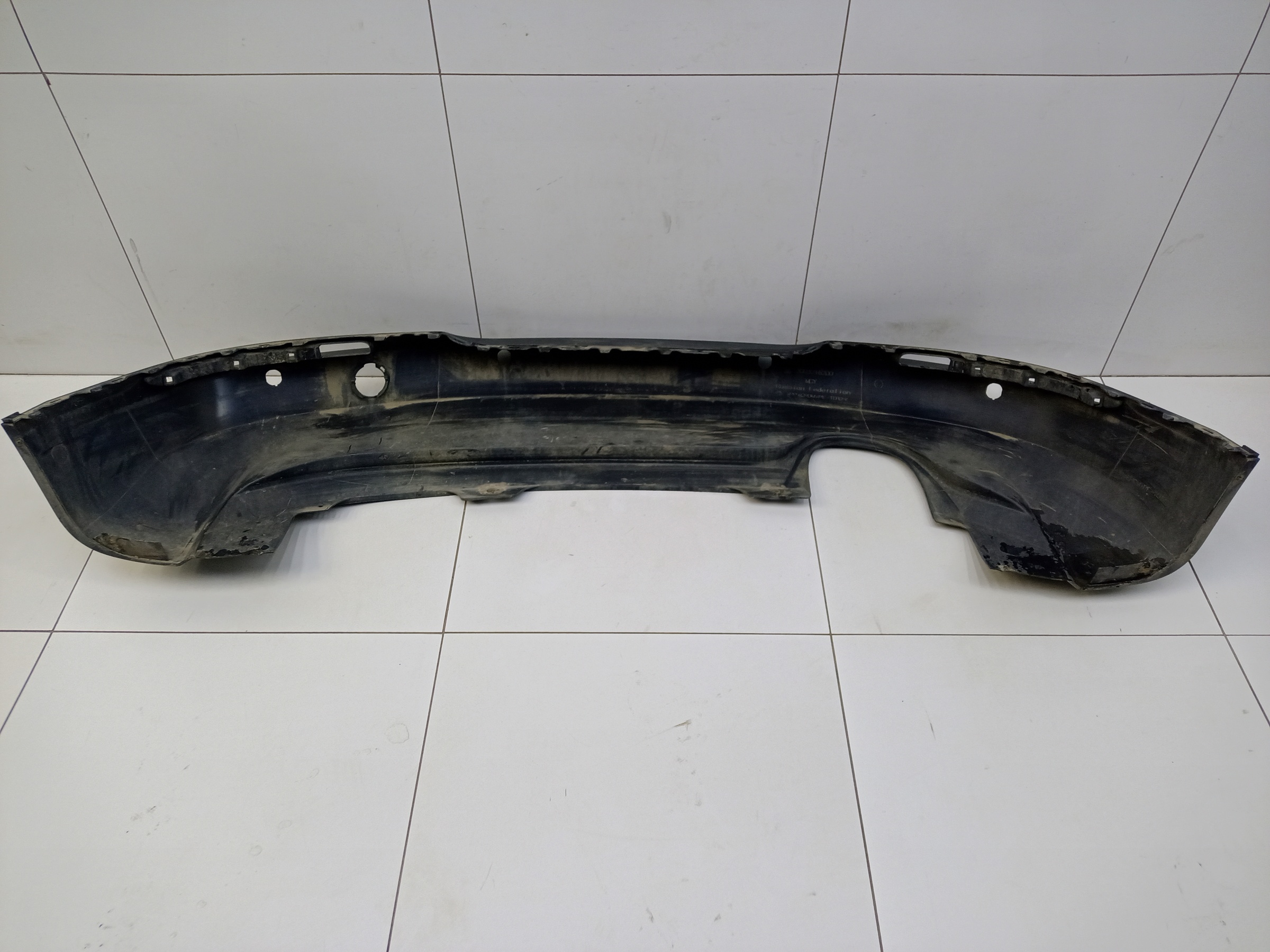 Юбка заднего бампера Volkswagen Tiguan 1 Restail под парктроники