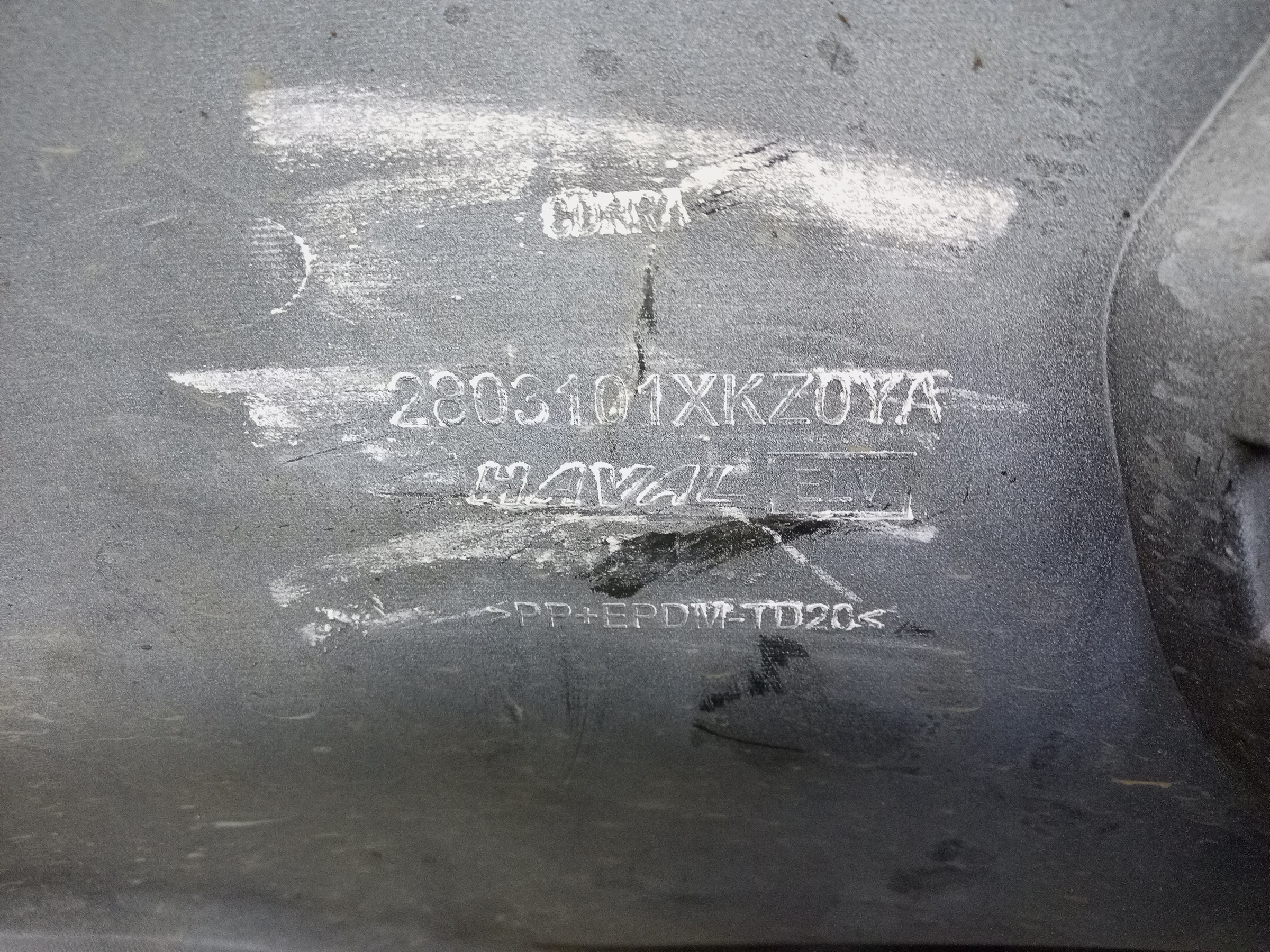 Бампер передний Haval M6 2