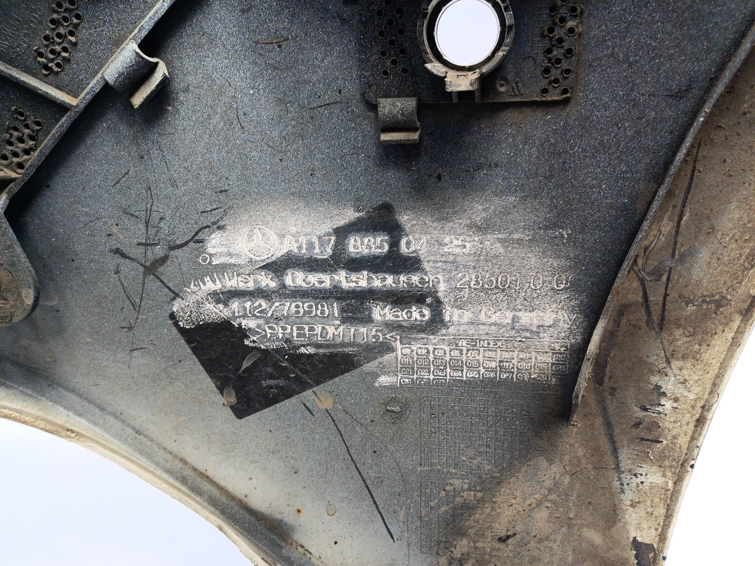 Бампер передний Mercedes Benz CLА-Klasse C117