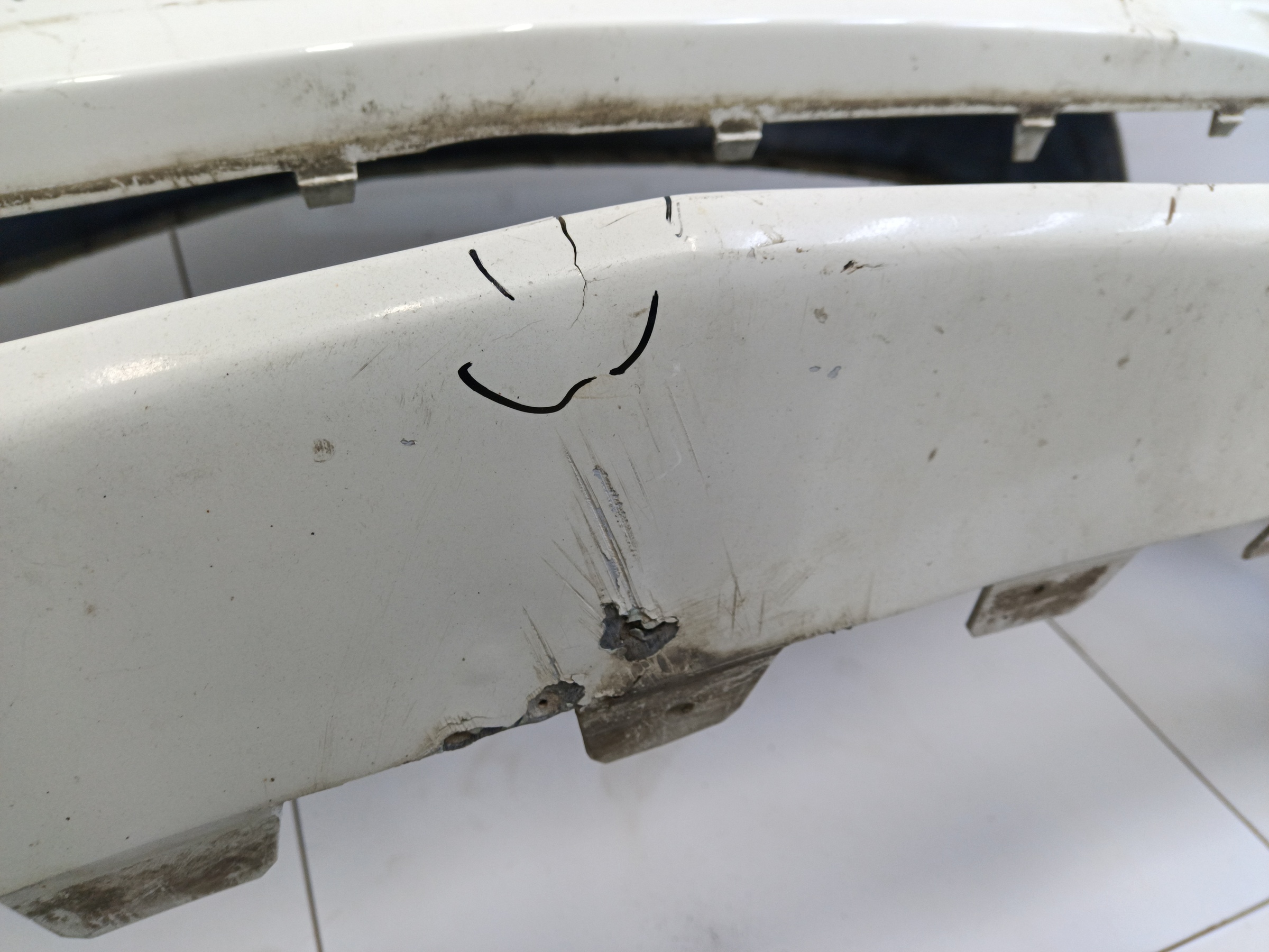 Бампер передний Mercedes Benz CLА-Klasse C117