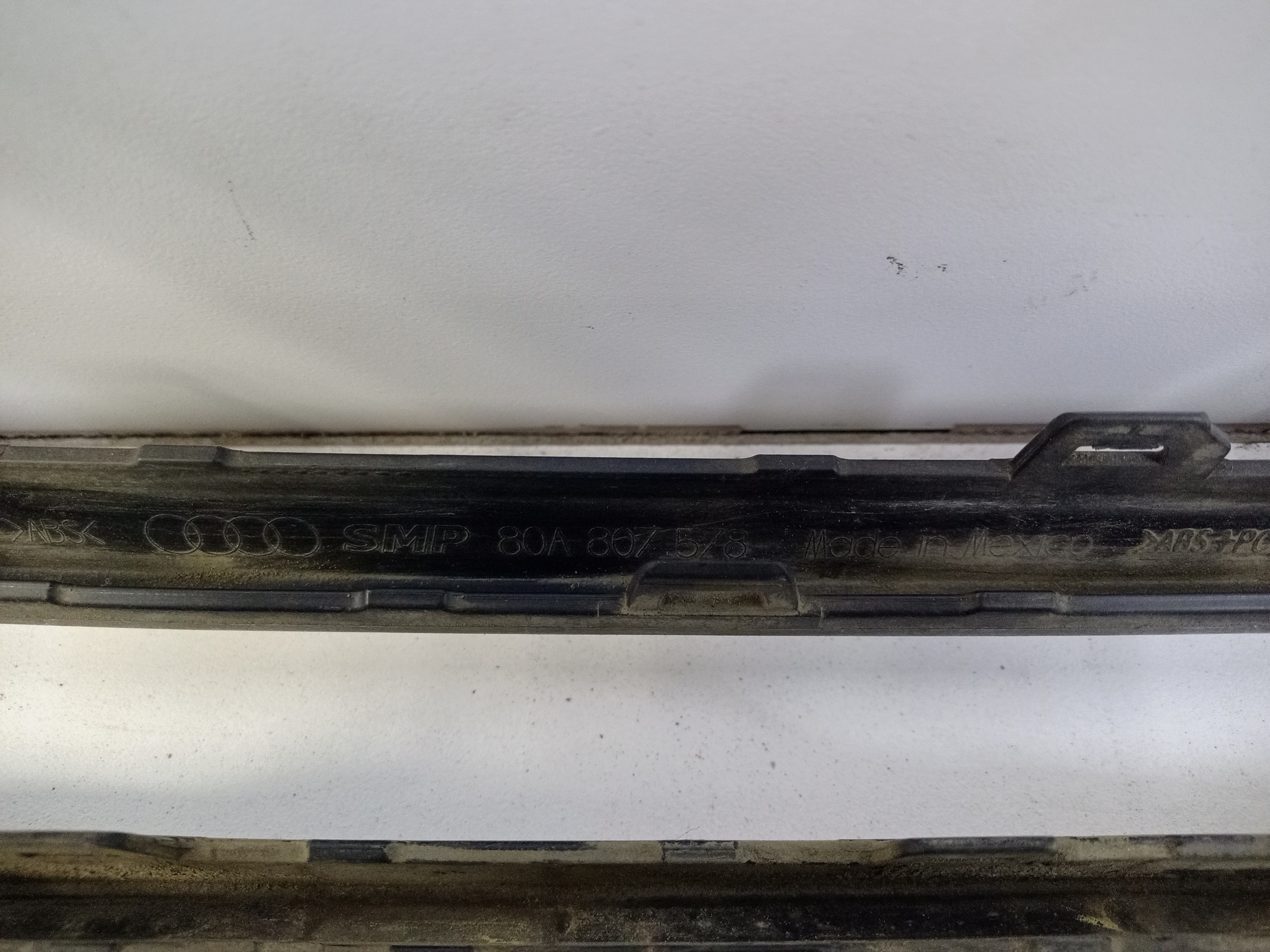 Накладка заднего бампера Audi Q5 2 S-line черная