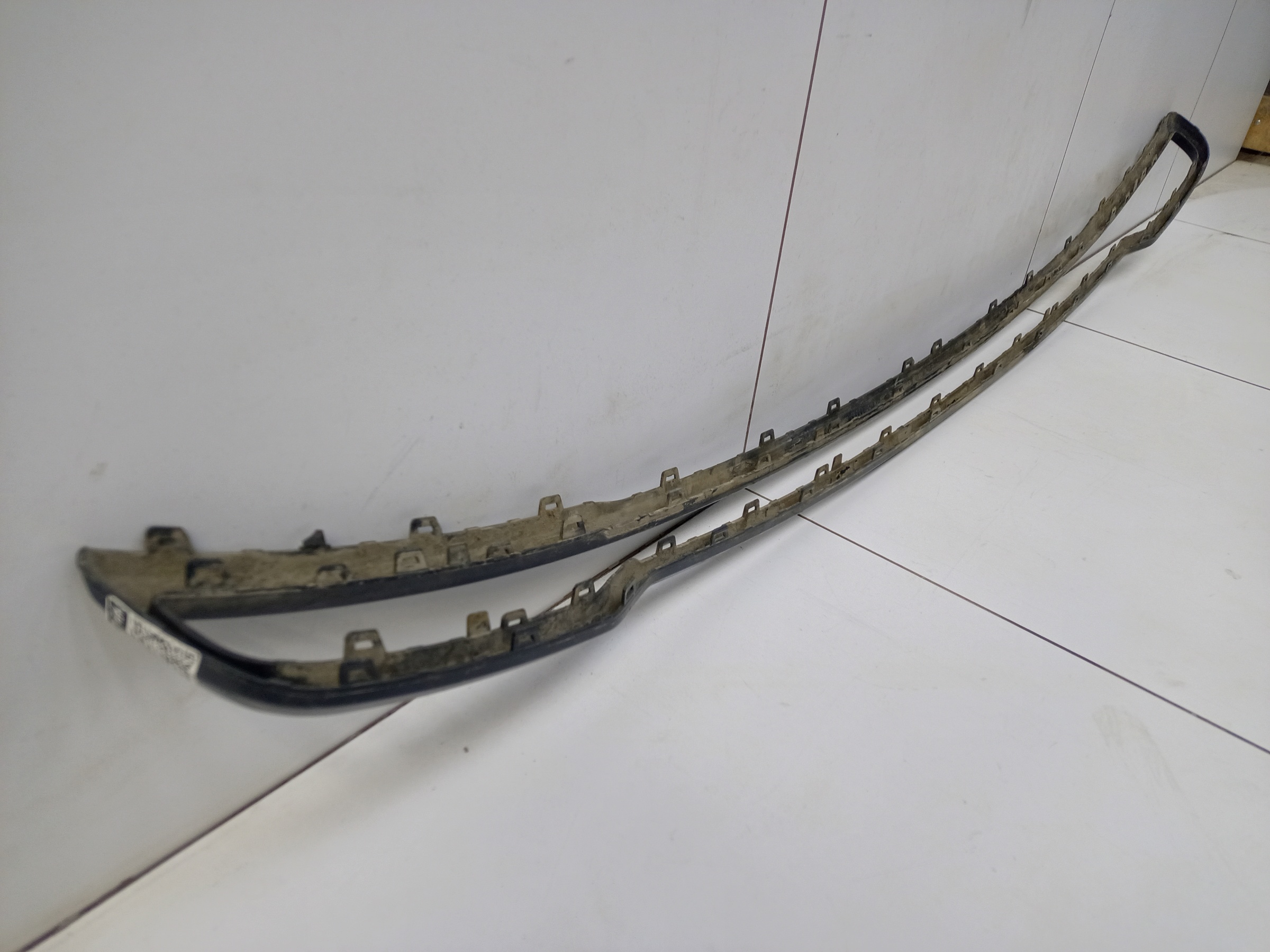 Накладка заднего бампера Audi Q5 2 S-line черная