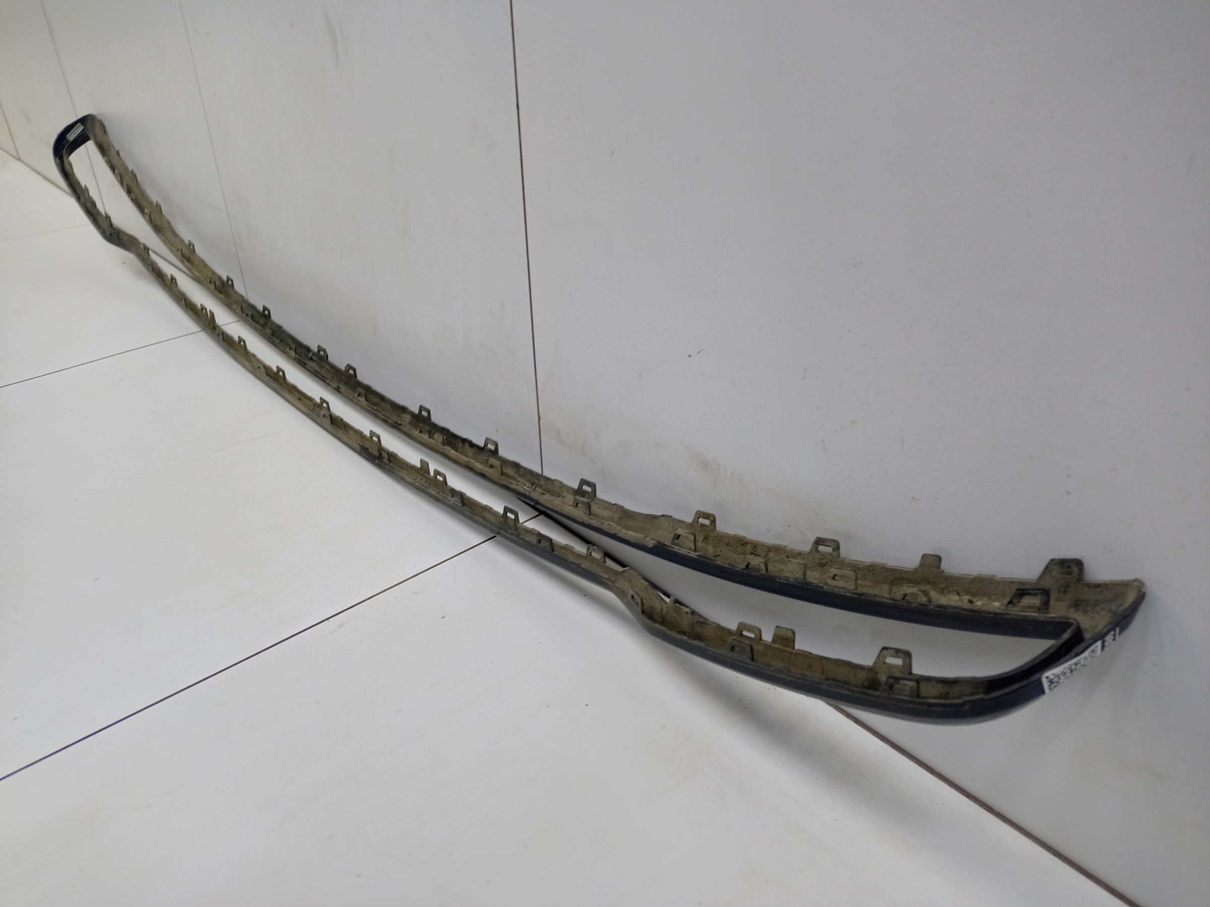 Накладка заднего бампера Audi Q5 2 S-line черная