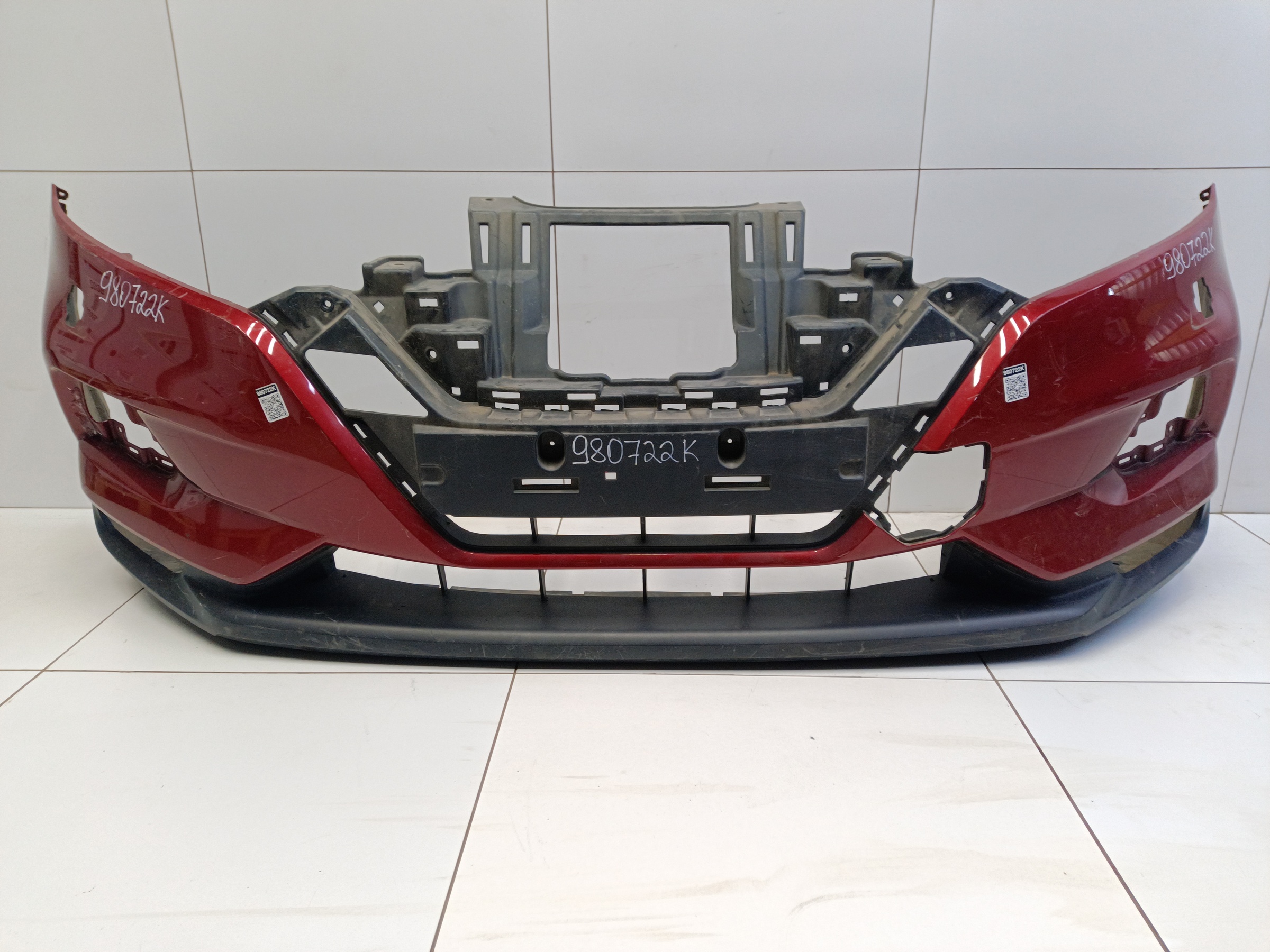 Бампер передний Nissan Qashqai 2 Restail