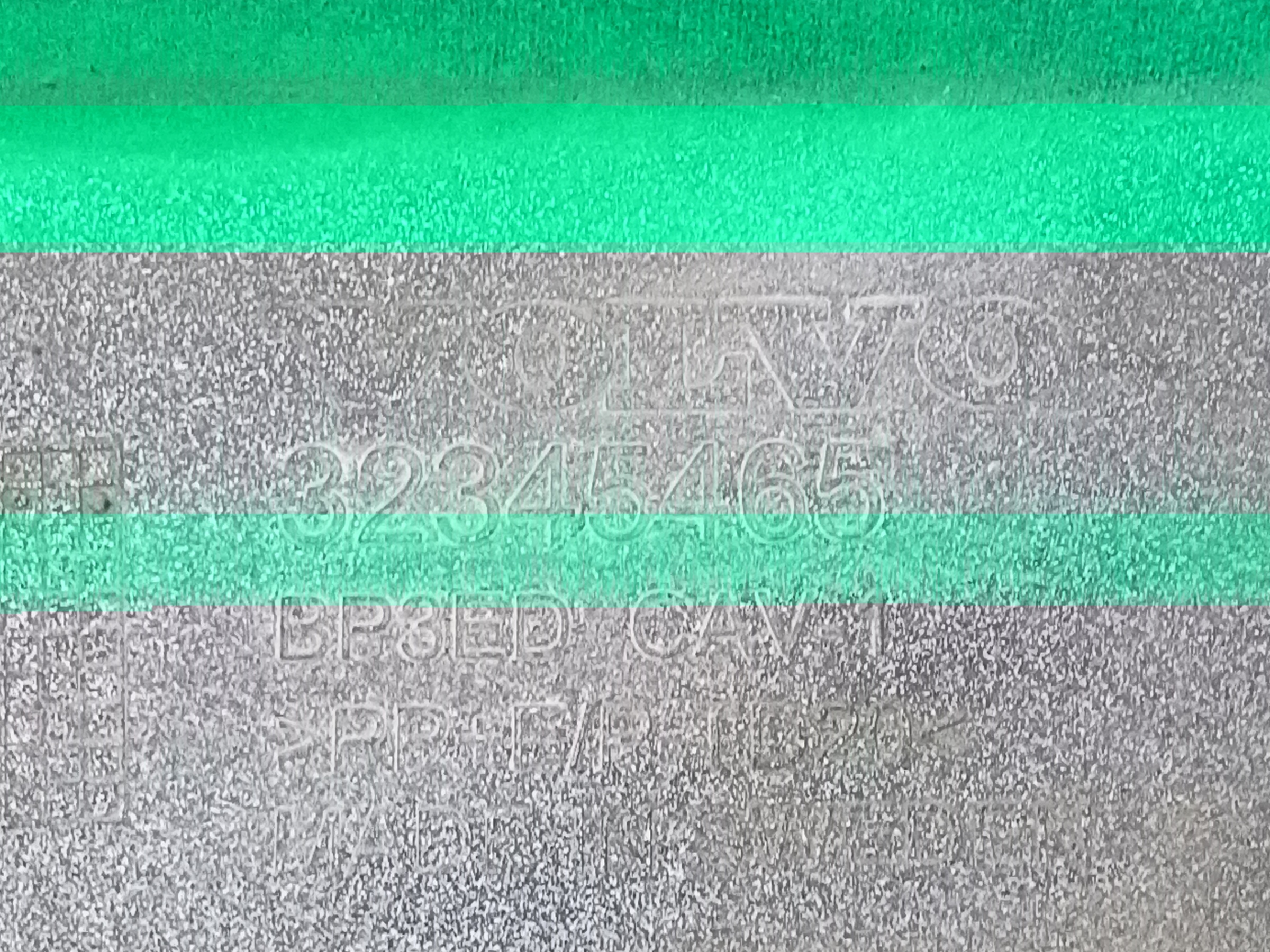 Накладка заднего бампера Volvo XC90 2 Restail