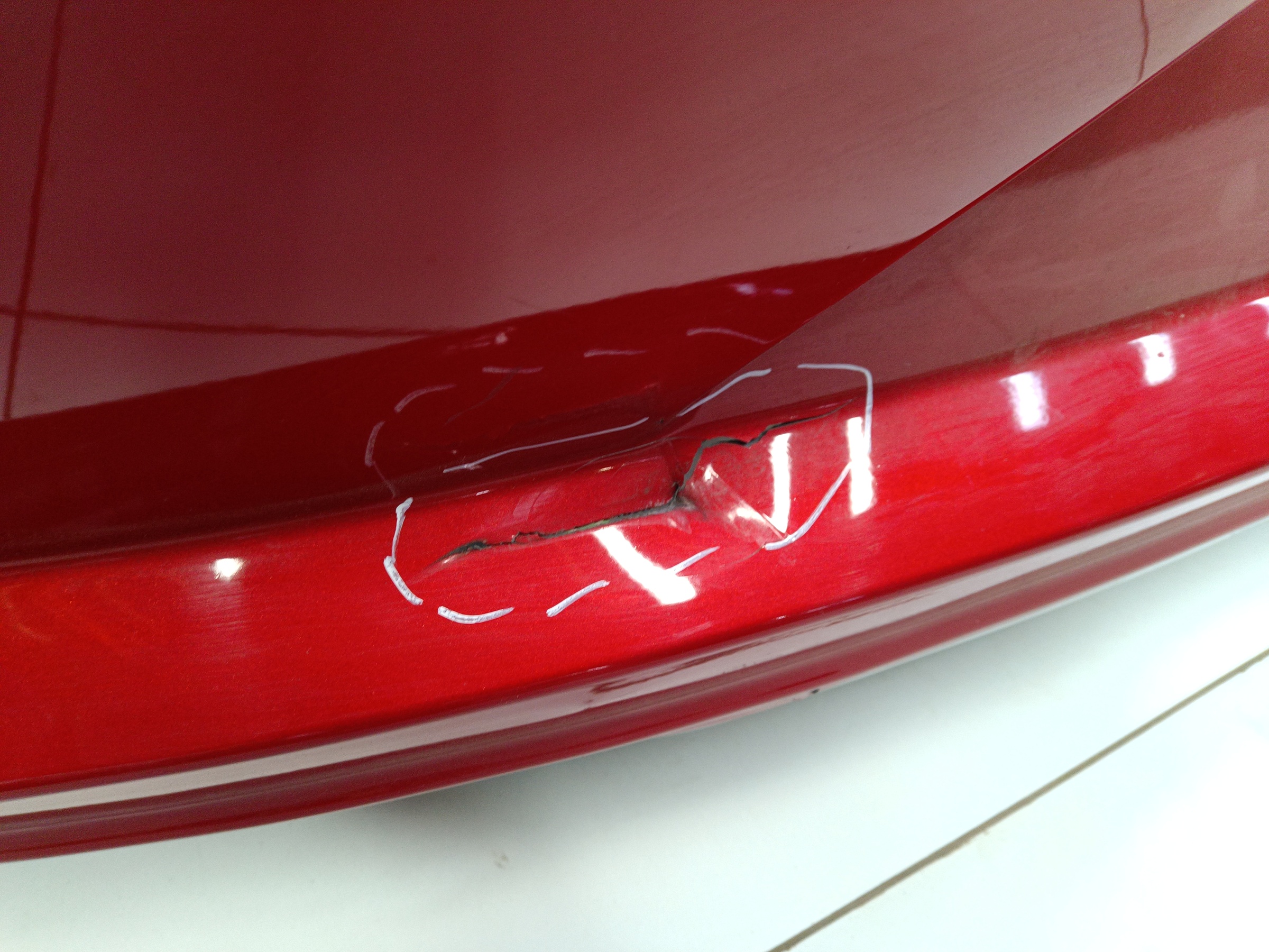 Бампер задний Exeed LX