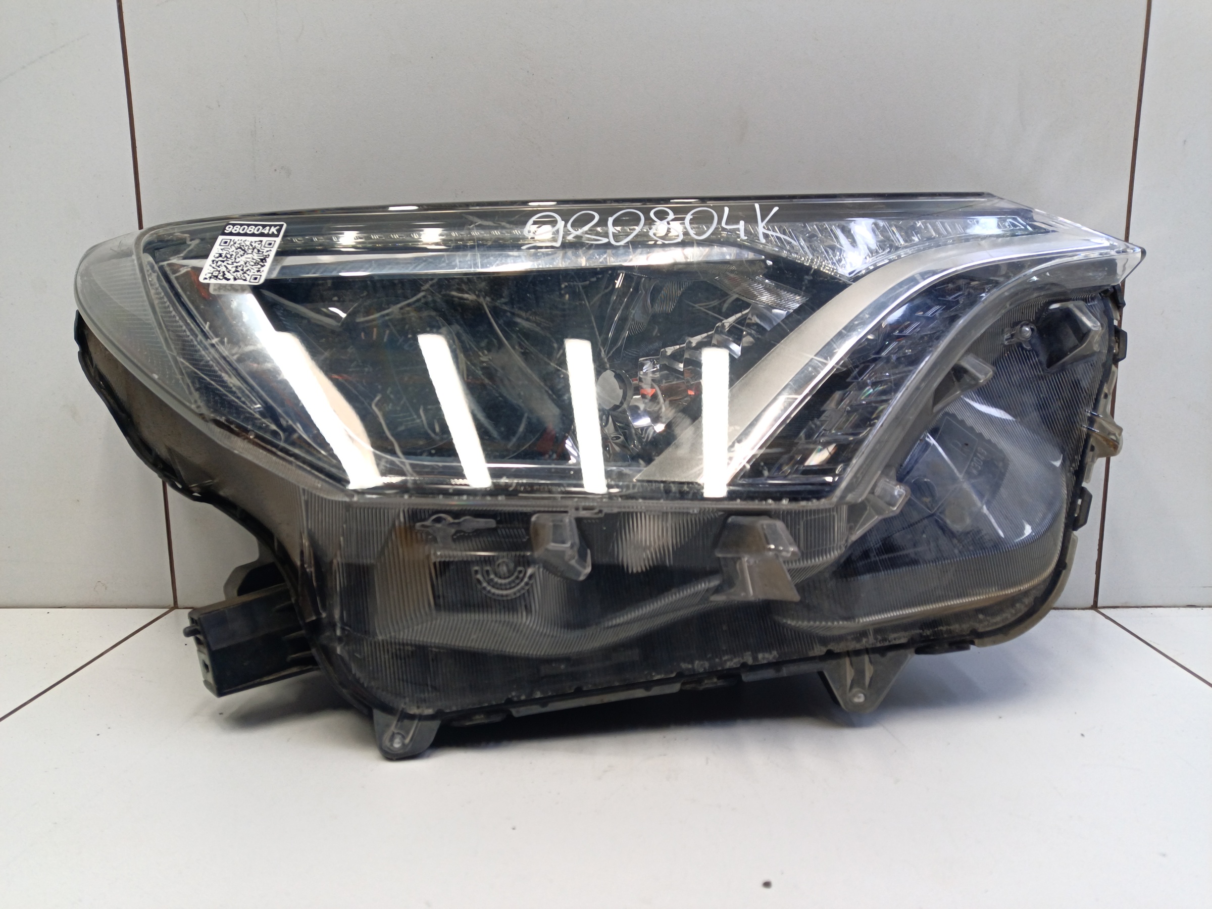 Фара передняя правая Toyota RAV4 CA40 Restail галоген линза ДХО