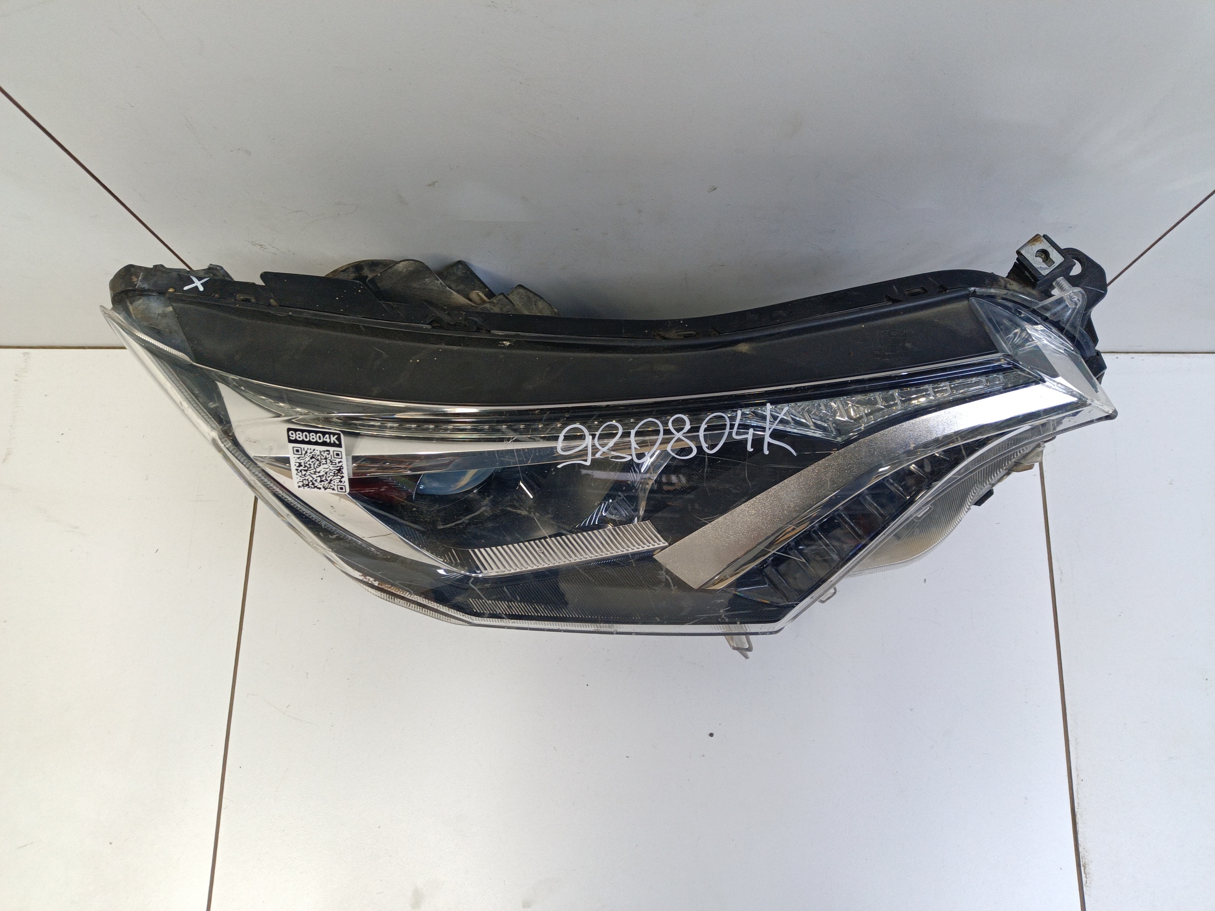 Фара передняя правая Toyota RAV4 CA40 Restail галоген линза ДХО