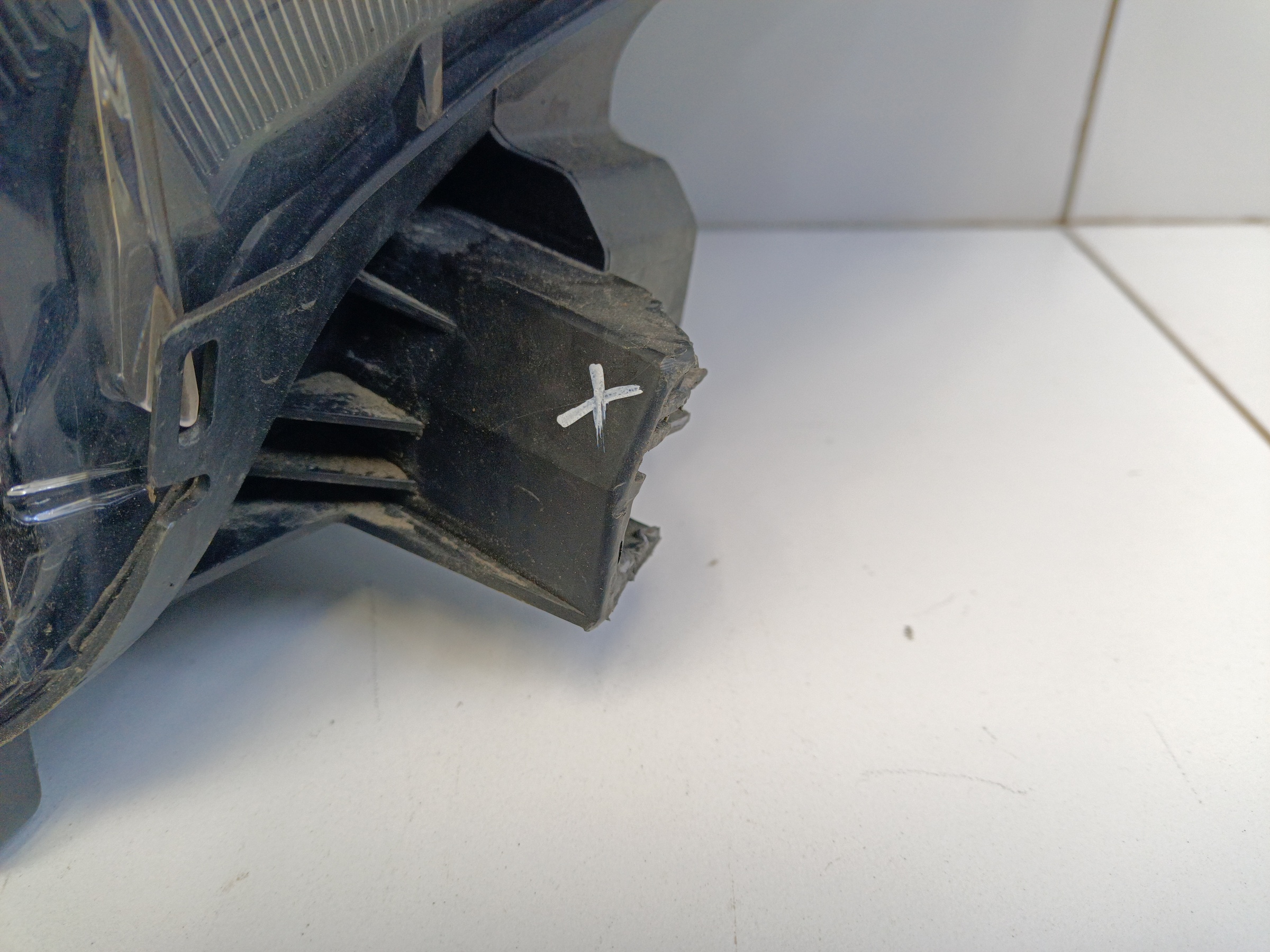 Фара передняя левая Toyota RAV4 CA40 Restail галоген линза ДХО